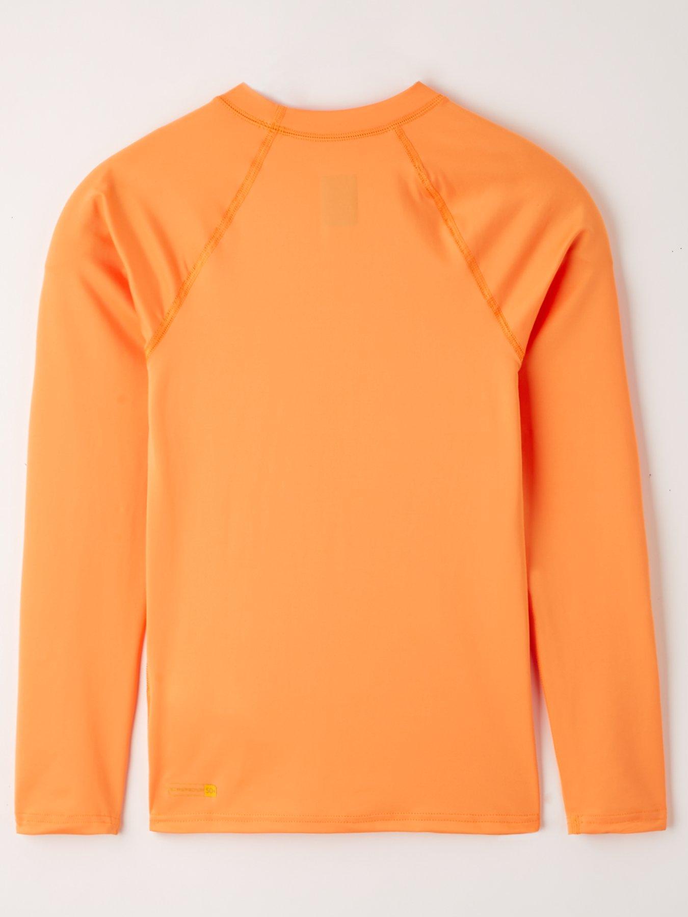 T-Shirt manches longues anti-UV SOLIDUR UPF50+ orange - En