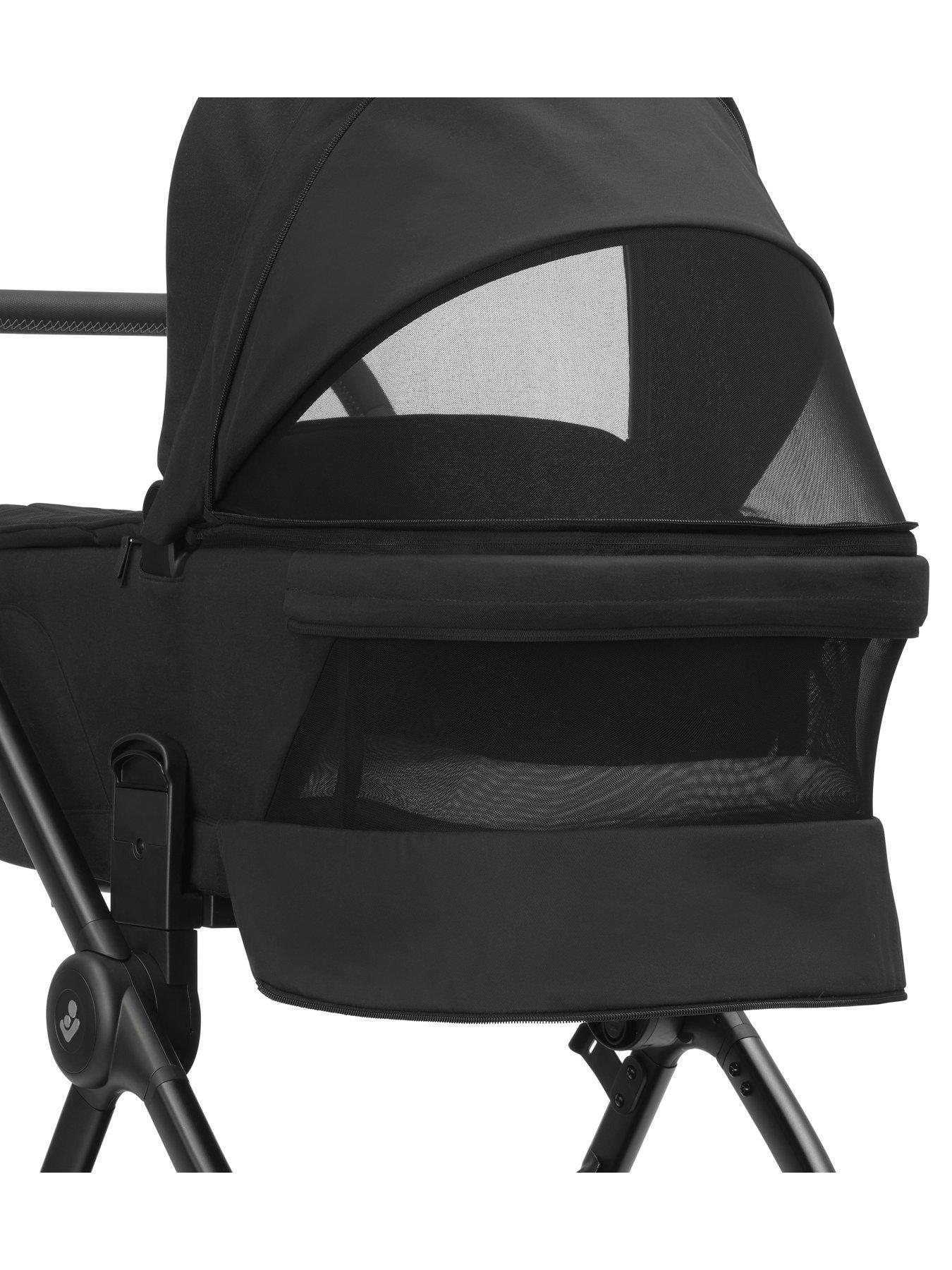 Image 6 of 8 of Maxi-Cosi Oxford 7 Piece Essential Bundle Twillic Black (Stroller, Carrycot, Back Pack, Footmuff, Cupholder, CRS Adapters &amp; Raincover)
