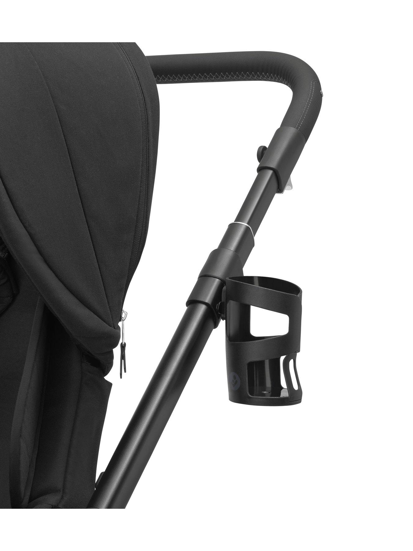 Image 7 of 8 of Maxi-Cosi Oxford 7 Piece Essential Bundle Twillic Black (Stroller, Carrycot, Back Pack, Footmuff, Cupholder, CRS Adapters &amp; Raincover)