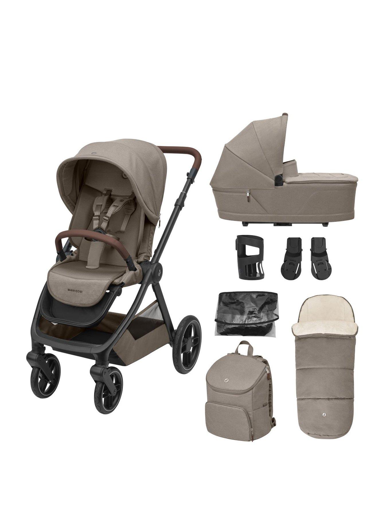 Image 1 of 8 of Maxi-Cosi Oxford 7-Piece Essential Bundle -&nbsp;Twillic Truffle&nbsp;