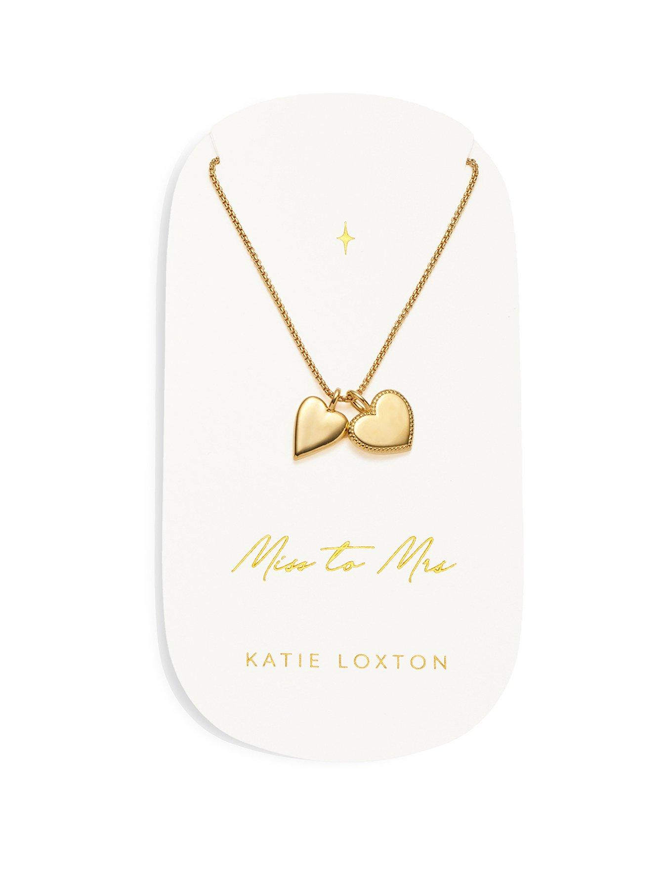 undefined Miss to Mrs Waterproof Gold Bridal Charm Necklace