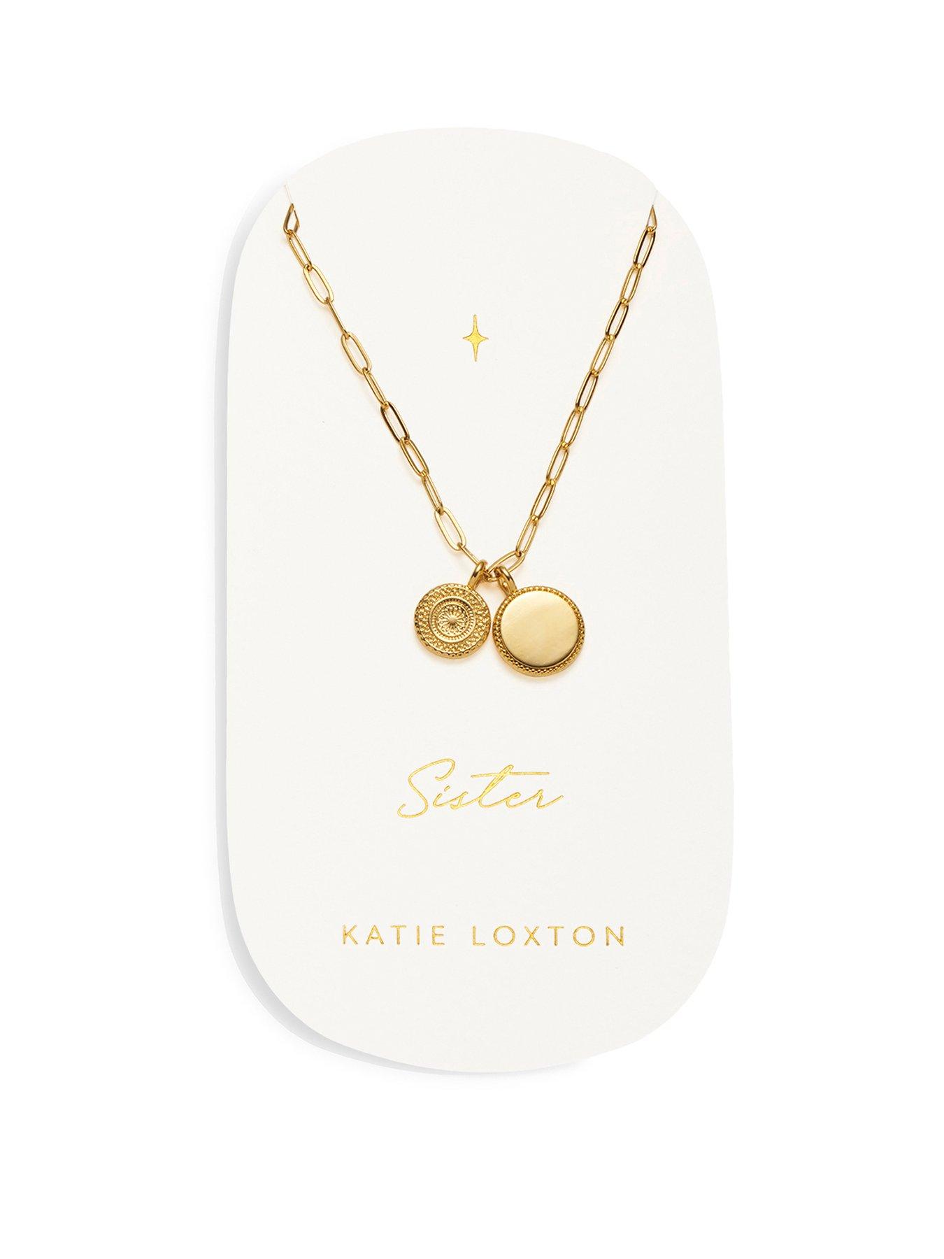 undefined Sister Waterproof Gold Charm Necklace
