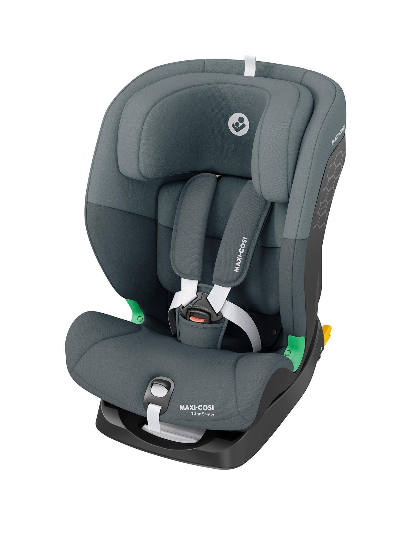 Maxi Cosi Titan S i Size Car Seat 15 months 12 years 76 150cm 9 36kg ISOFIX TT Installation Tonal Black Very