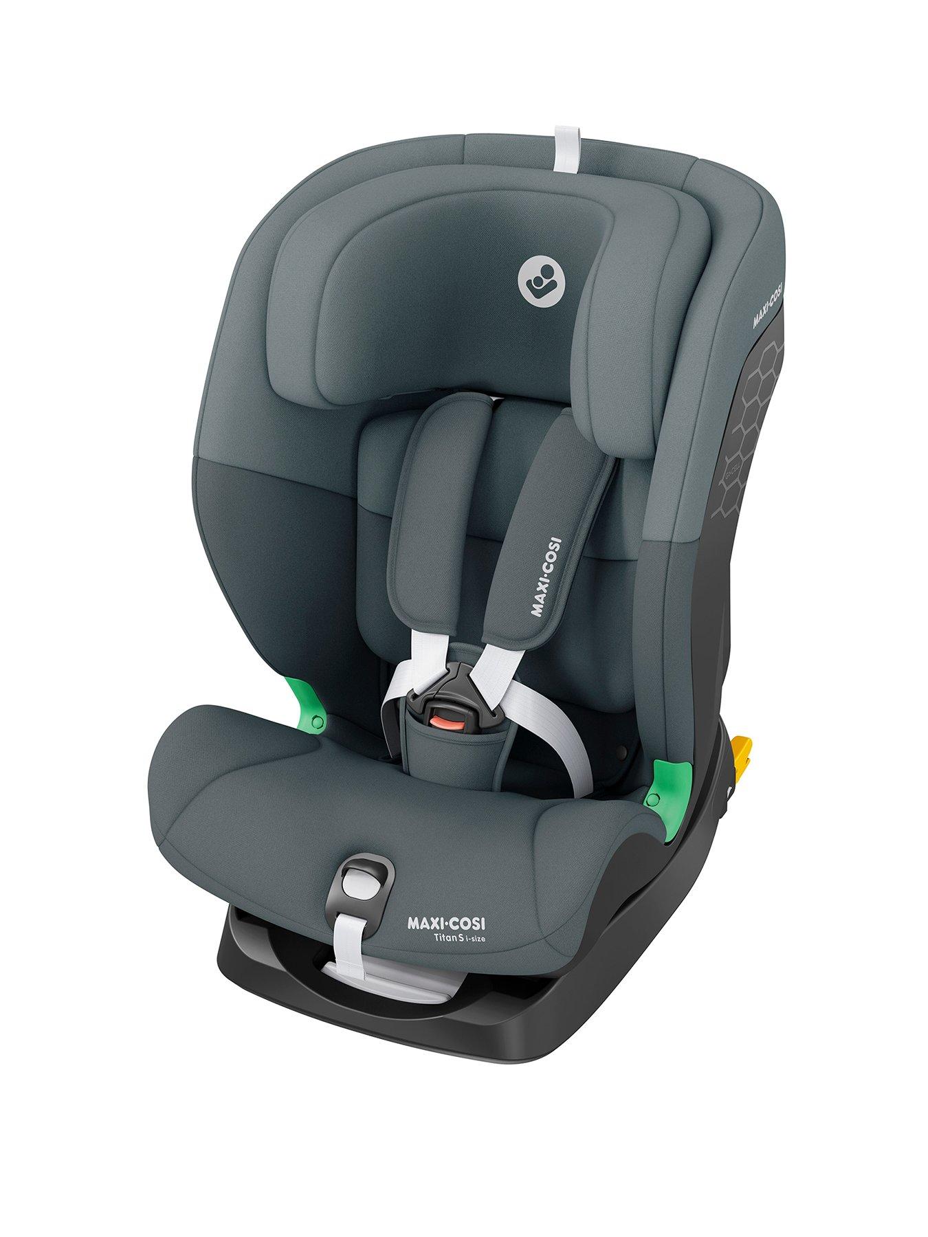 Maxi-Cosi Titan S i-Size Car Seat - 15 months - 12 years (76 - 150cm / 9-36kg) ISOFIX  &  TT Installation - Tonal Graphite