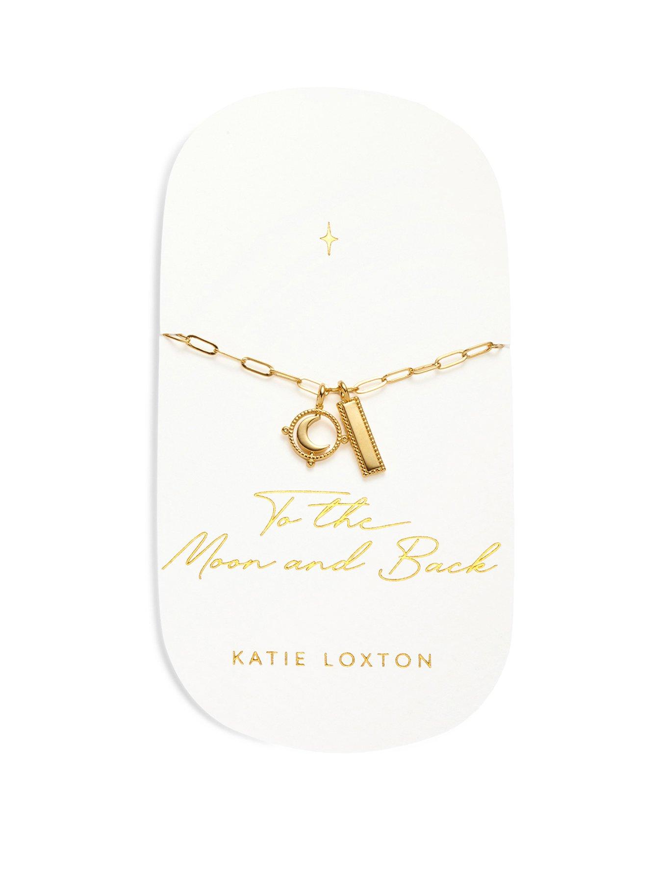 undefined To the Moon And Back Waterproof Gold Charm Bracelet