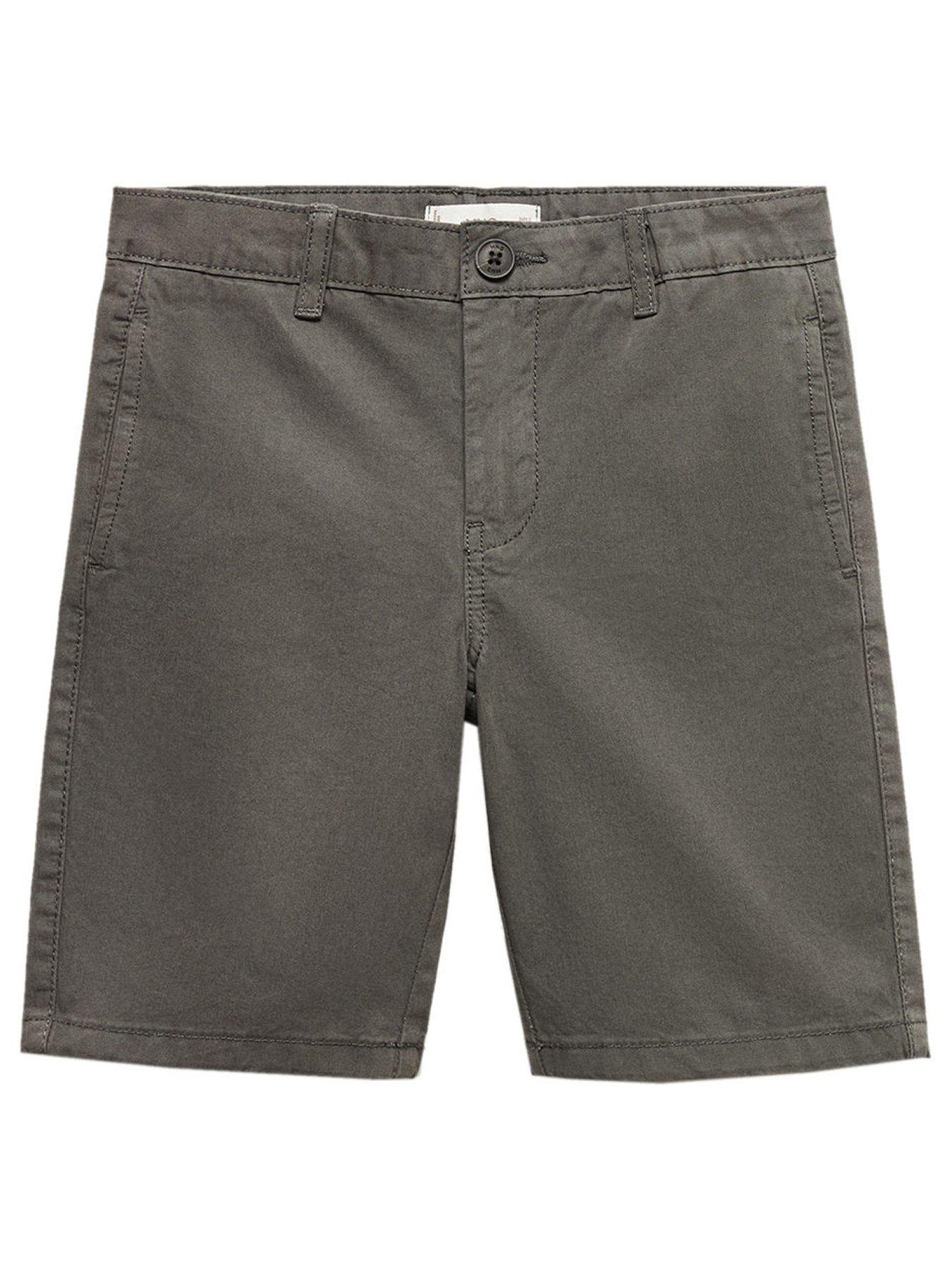 Boys Chino Shorts Grey