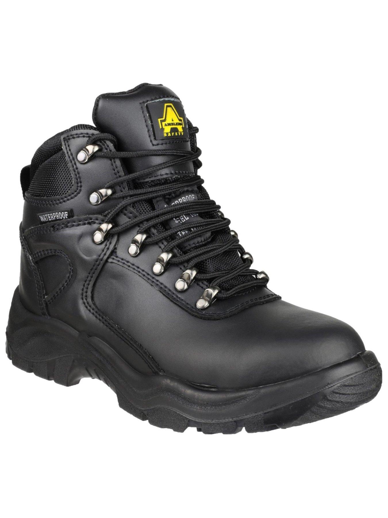 undefined Mens Fs218 Waterproof Lace Up Safety Boot - Black