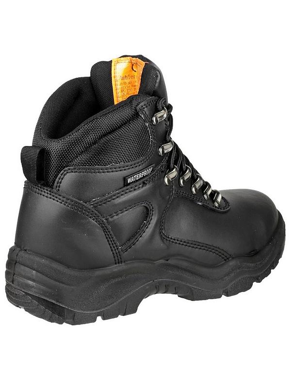 Amblers Mens Fs218 Waterproof Lace Up Safety Boot - Black | Very.co.uk