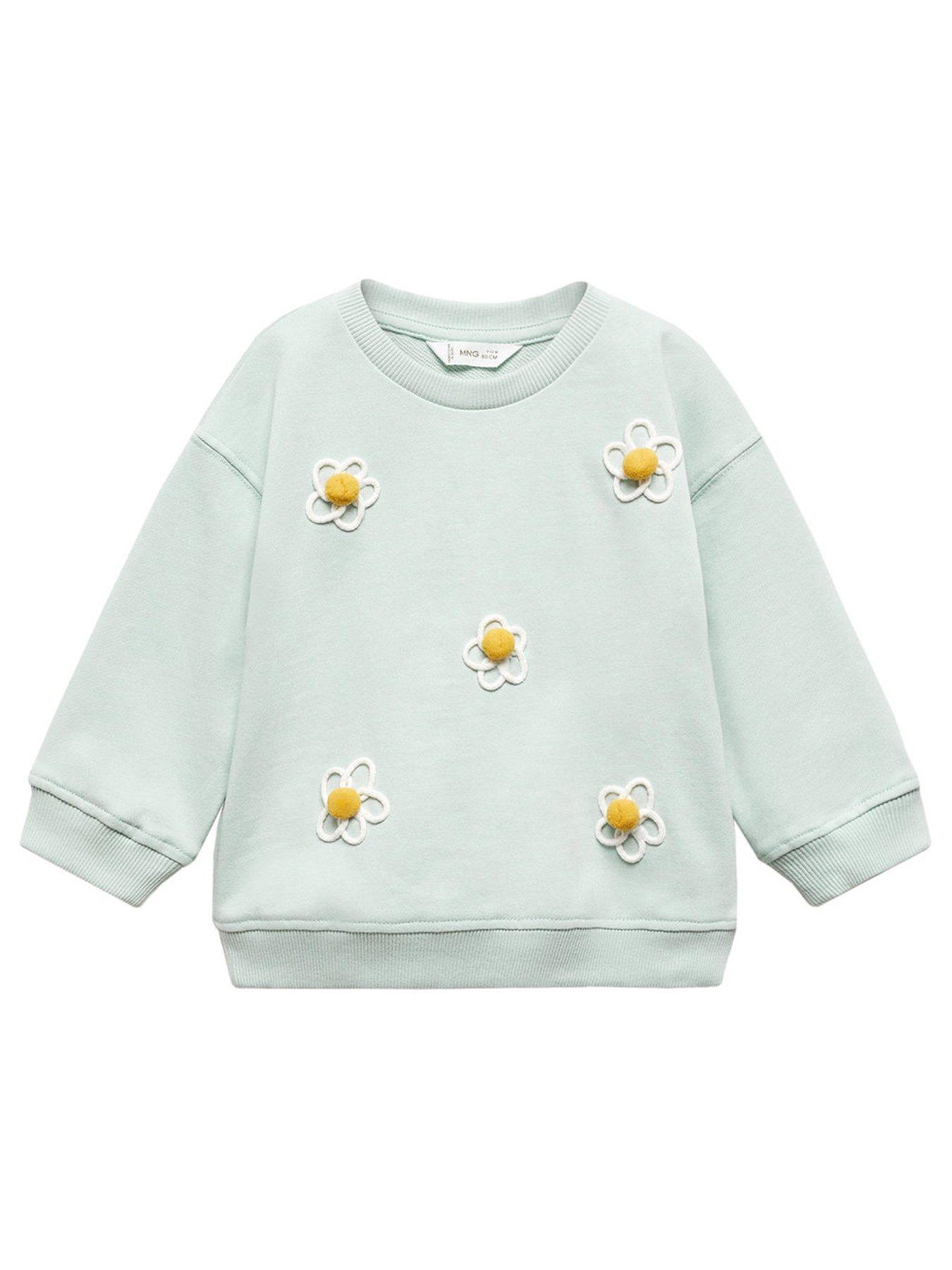 mango-younger-girls-flower-pom-pom-sweat-top-light-green