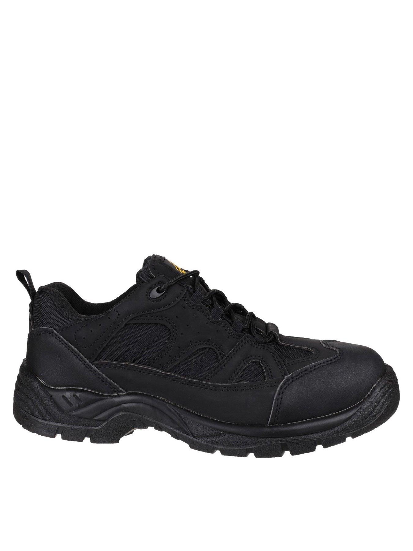 Amblers Men'S Fs214 & Steel-Toe-Cap & Safety Trainers - Black