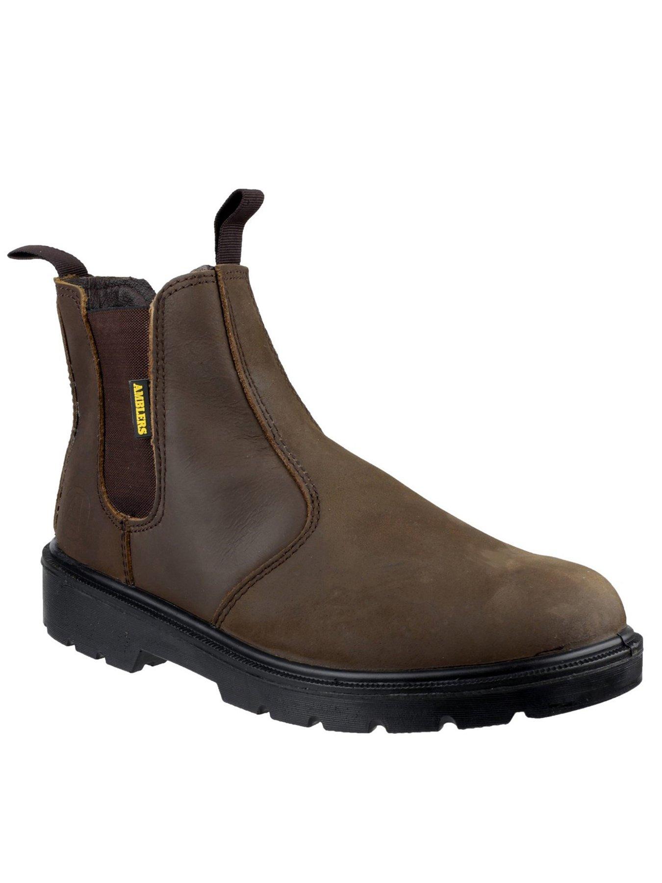 Image 1 of 5 of Amblers Mens Safety 128 Brown Greasy Dealer Boots - Brown