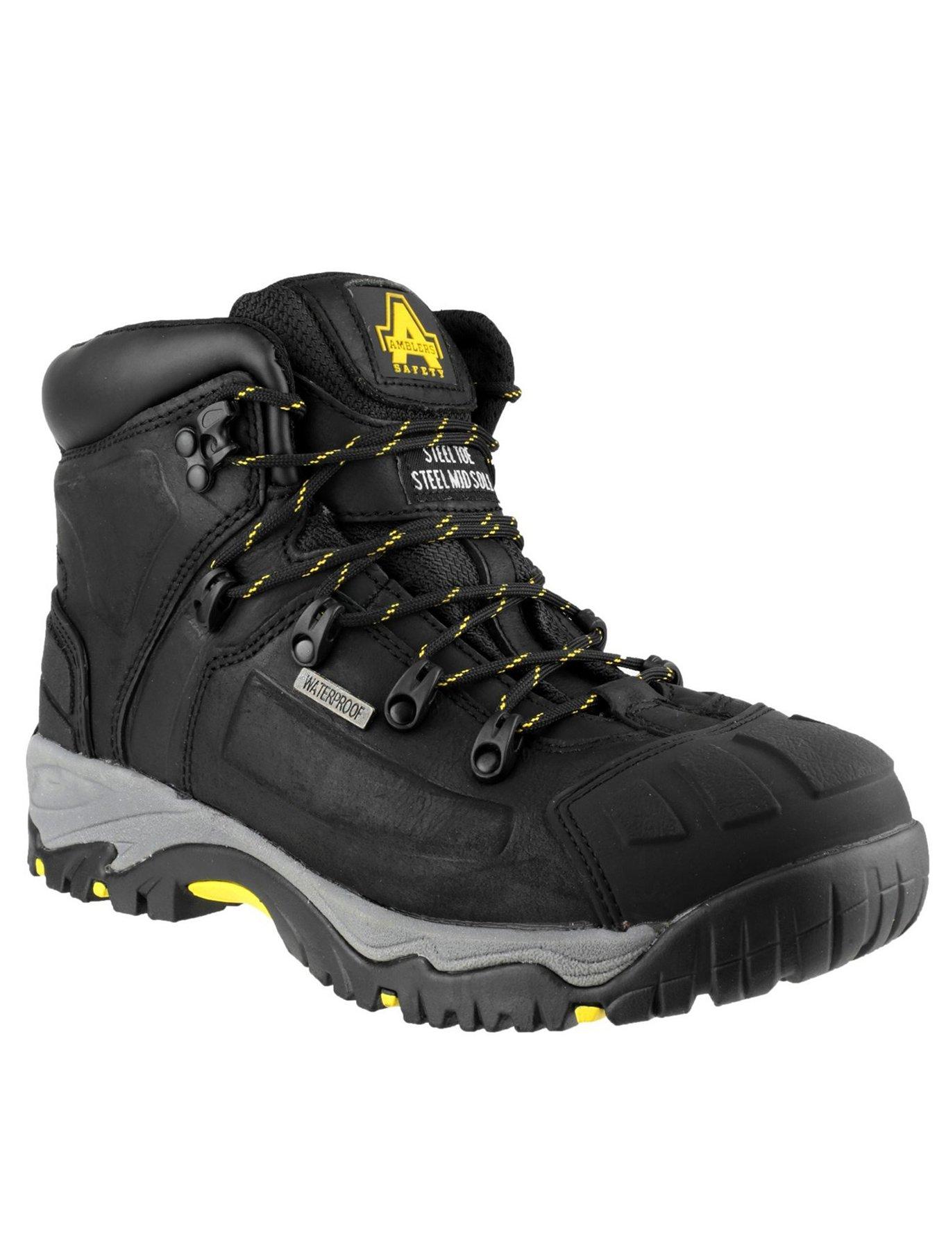Amblers Mens 32 S3 Waterproof Boots, Black, Size 8, Men
