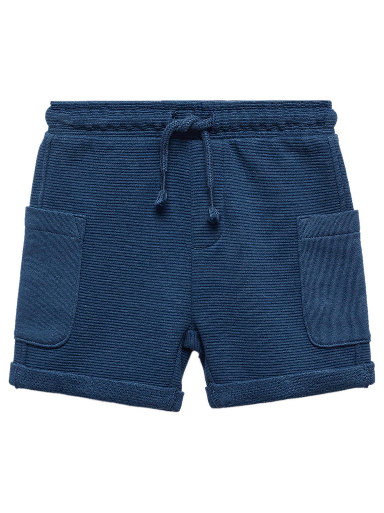 mango-younger-boys-textured-jersey-shorts-navy