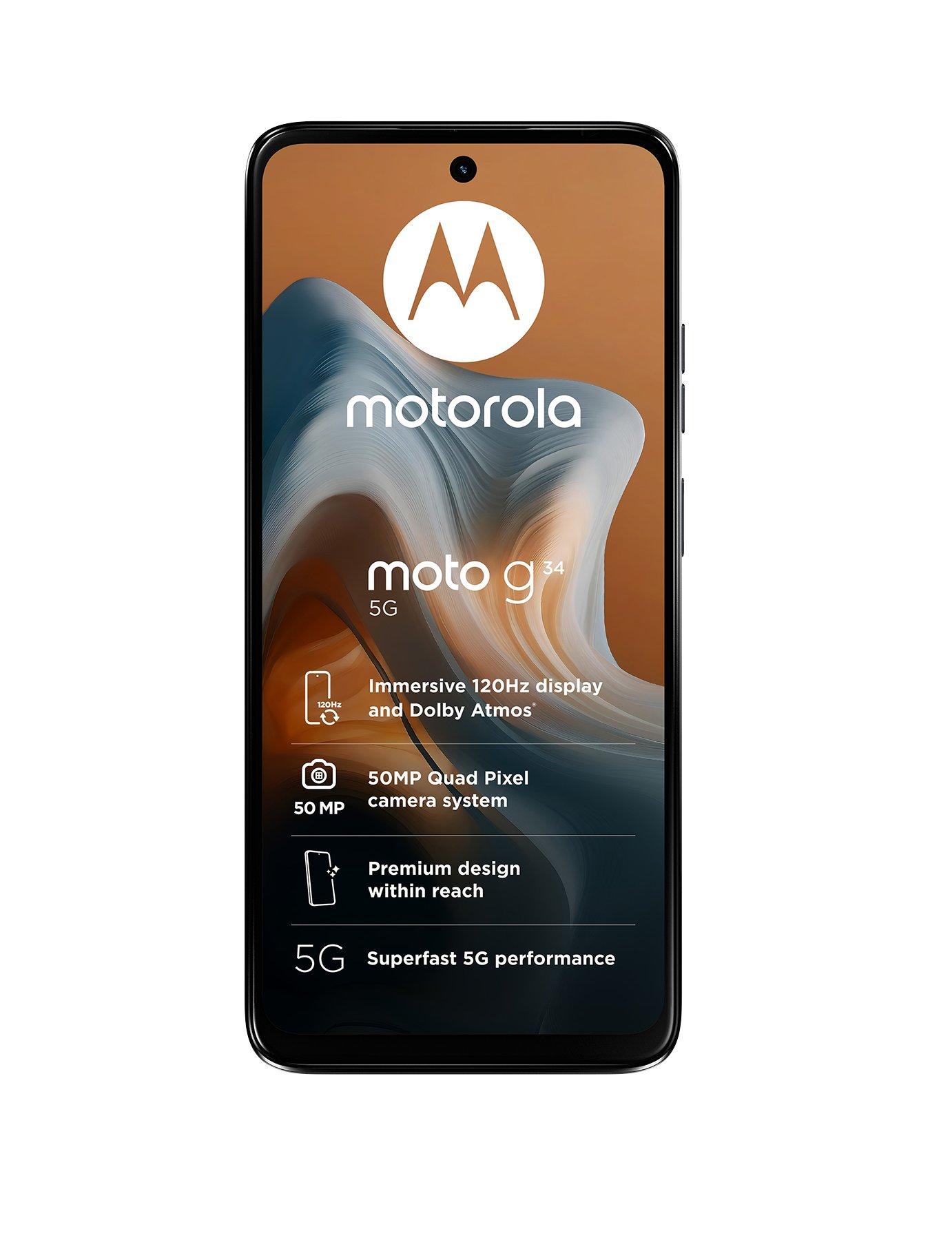 Image 2 of 5 of Motorola Moto G34 - 5G, Charcoal Black