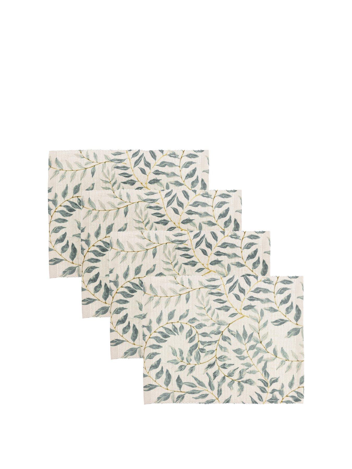 Product photograph of Wylder Nature Vinea Set Of 4 Indoor Outdoor Placemats from very.co.uk