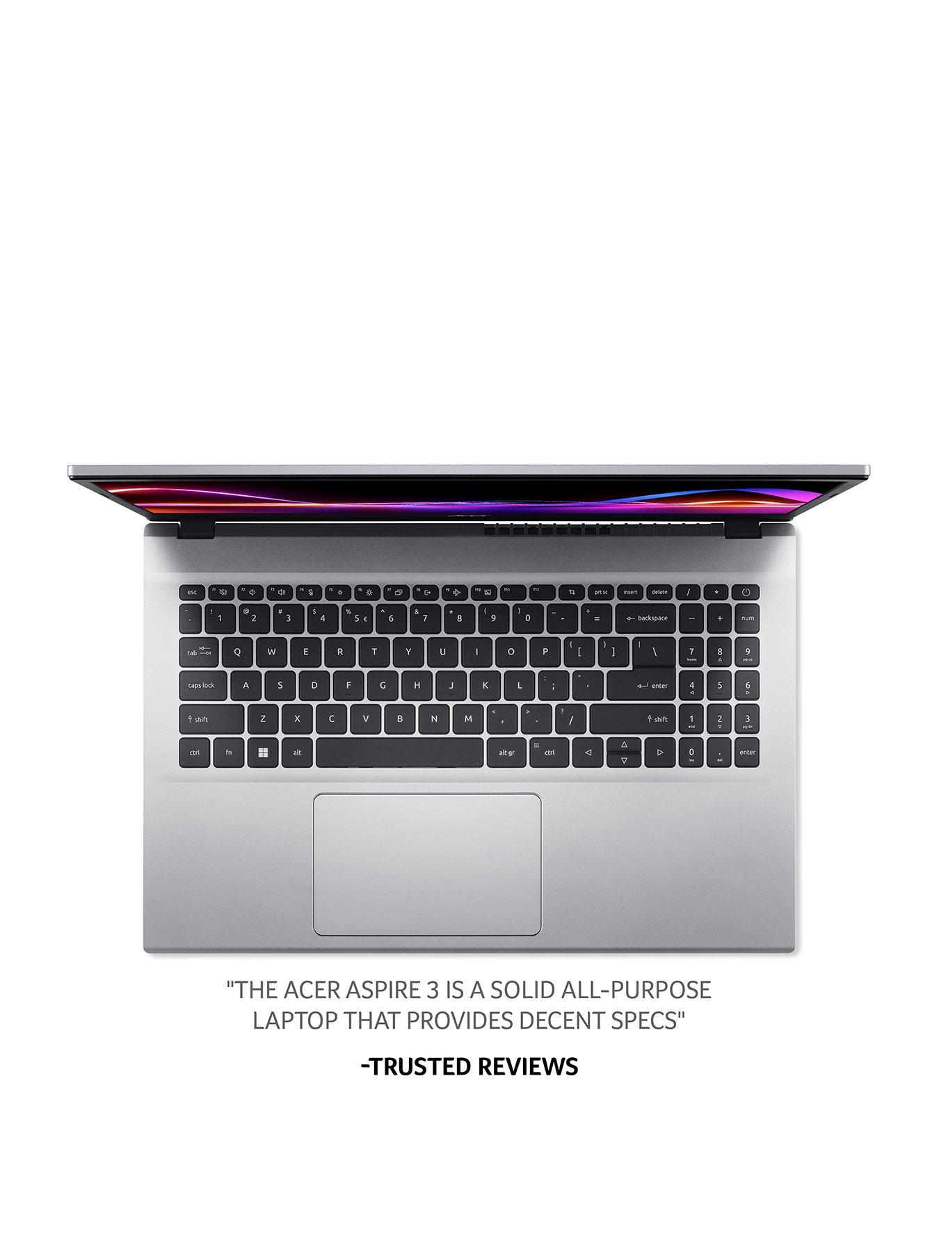 Image 3 of 8 of Acer Aspire 3 Laptop - 15.6in FHD, AMD Ryzen 5,&nbsp;8GB RAM,&nbsp;512GB&nbsp;SSD - Silver