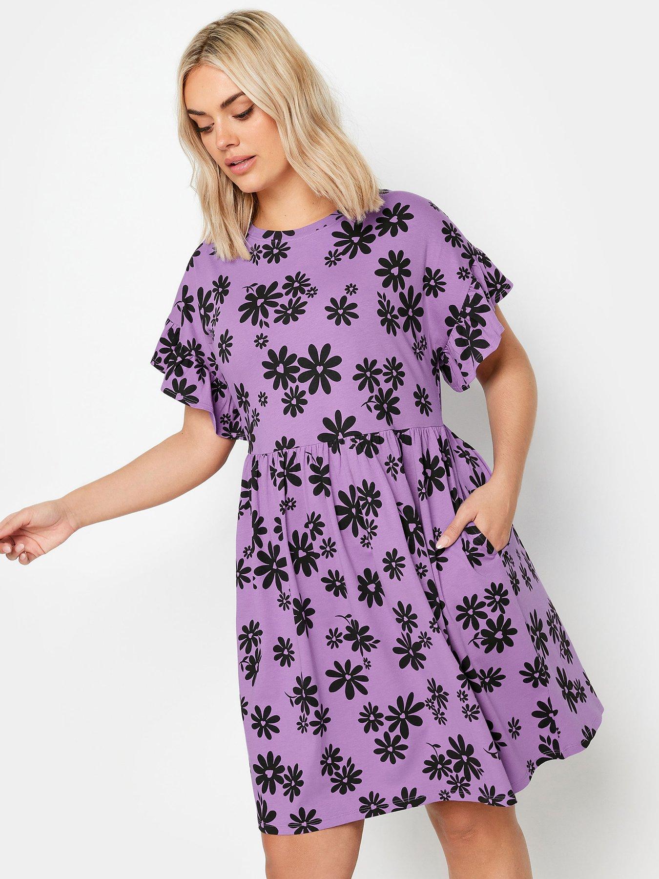 Top Long TRAMP Violet/noir/blanc - Taille S - Occasion En Excellent état