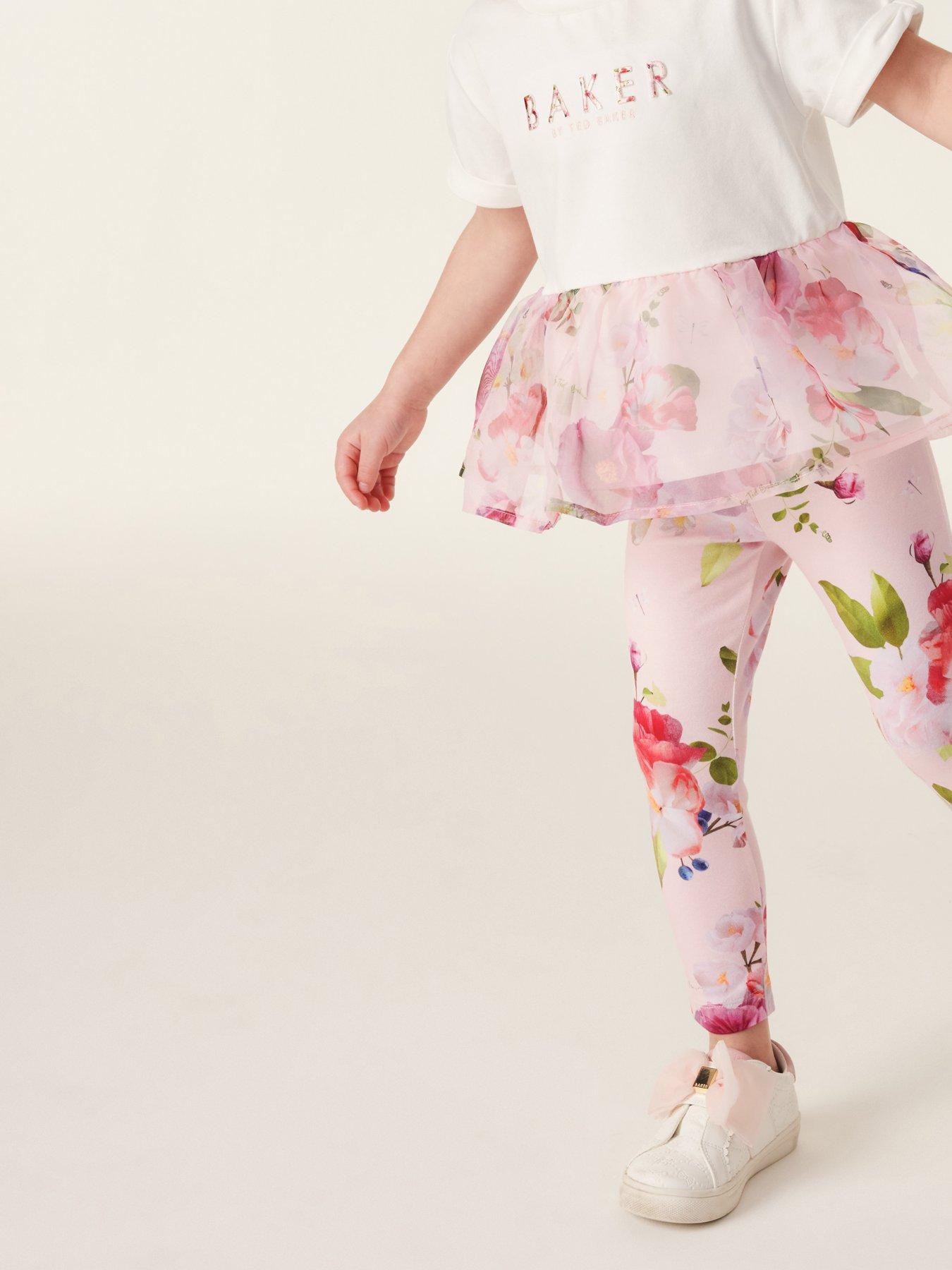 Ted Baker Girls Peplum Legging Set White Very.co.uk