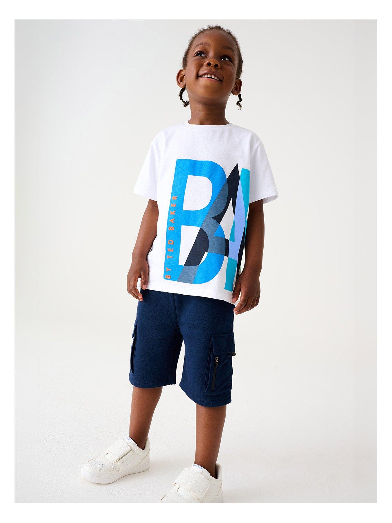 Image of Ted Baker Boys Navy Chino Shorts