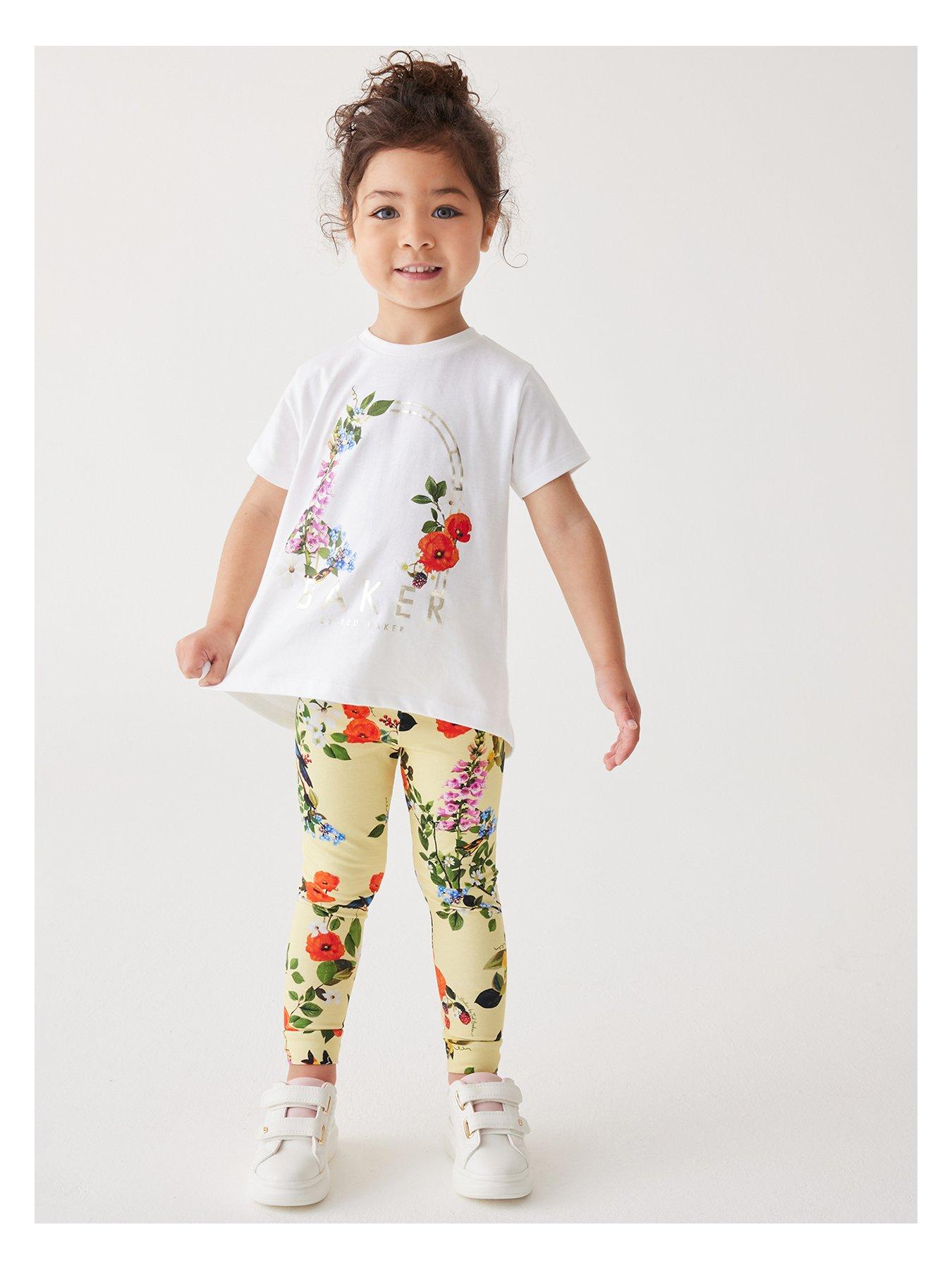 Ted Baker Baker By Ted Baker Toddler Girls Yellow Legging Set Very