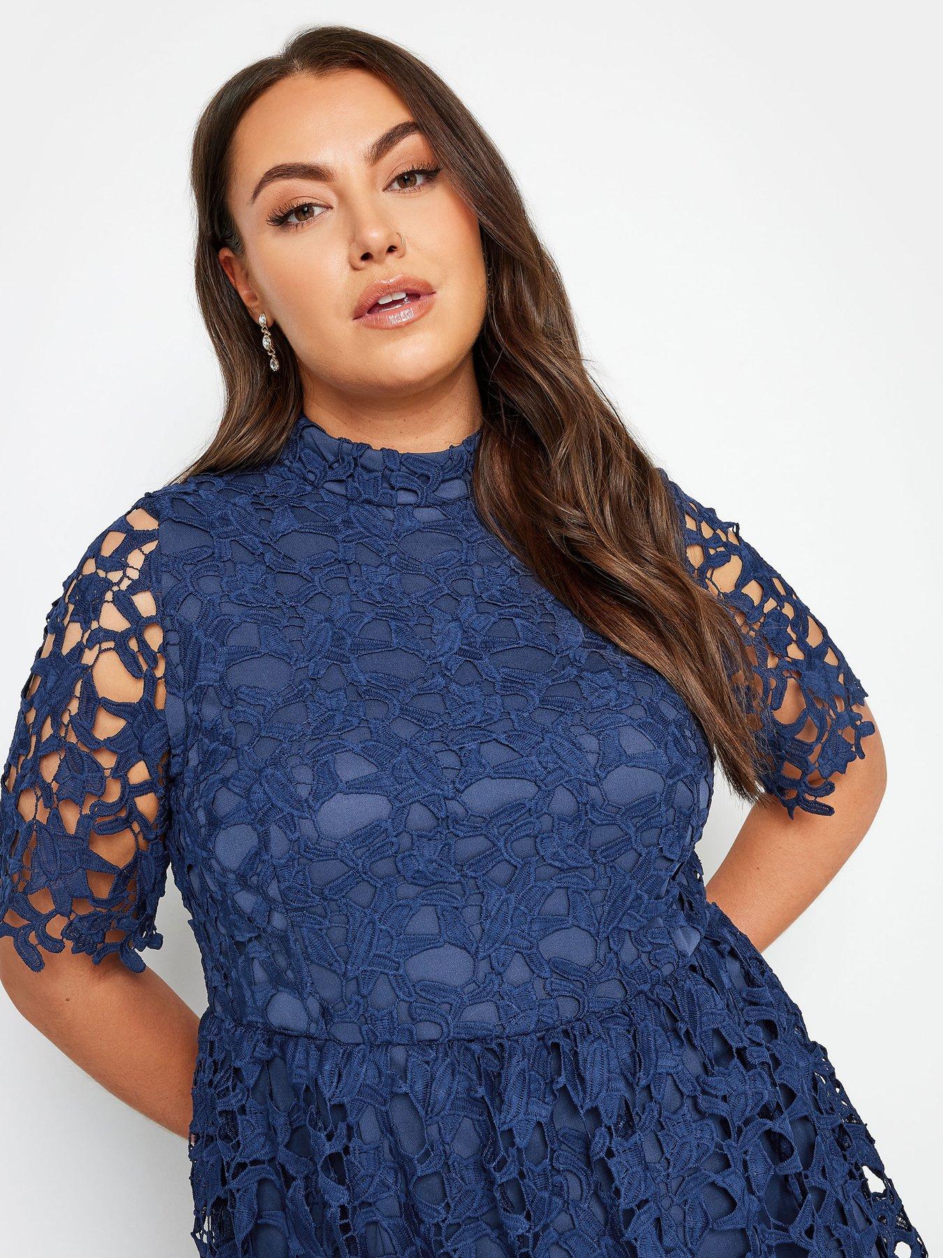 simply be denim dress Southern Zip up Color:10
