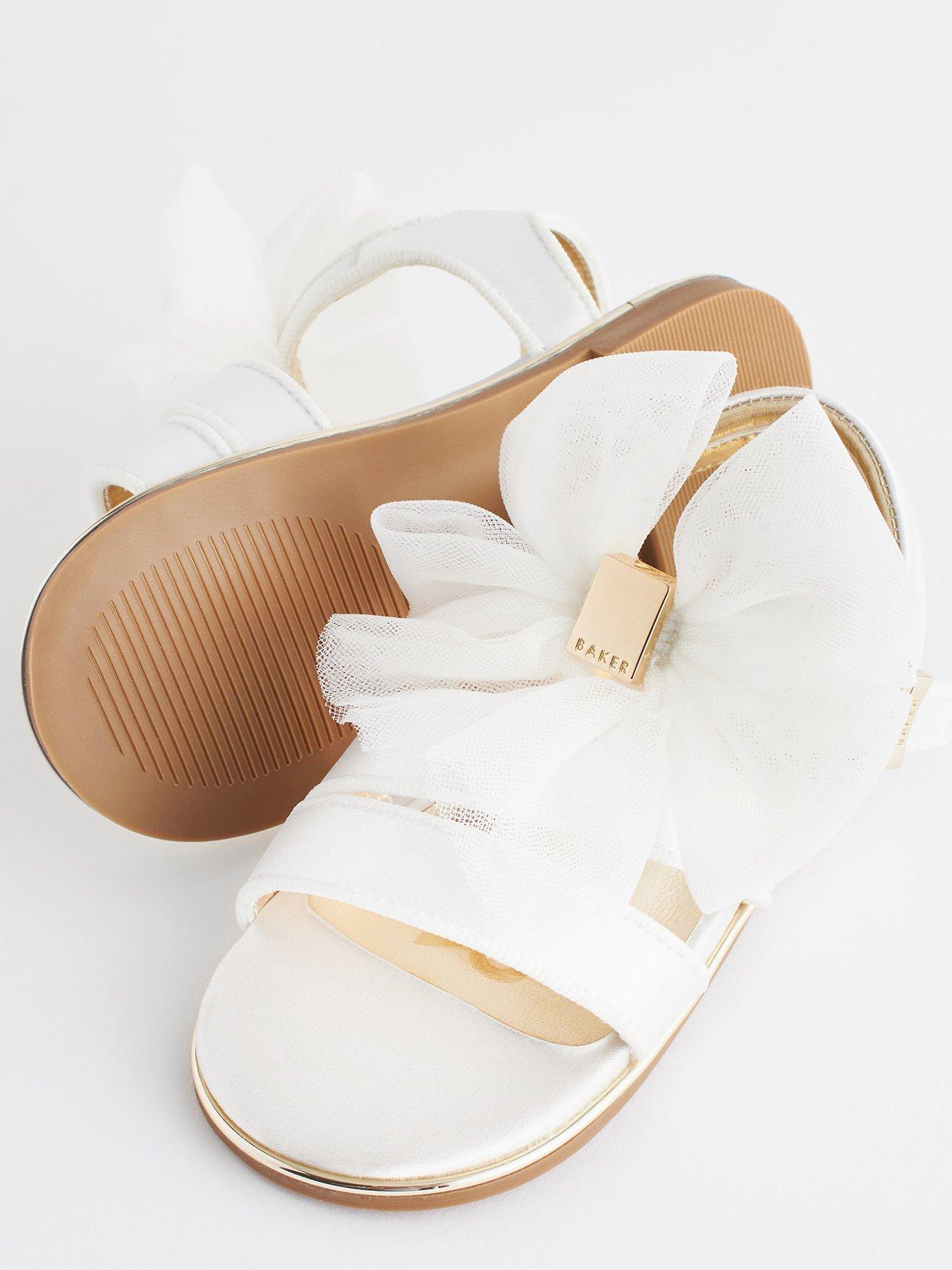 Younger Girls Strappy Occasion Sandal Gold