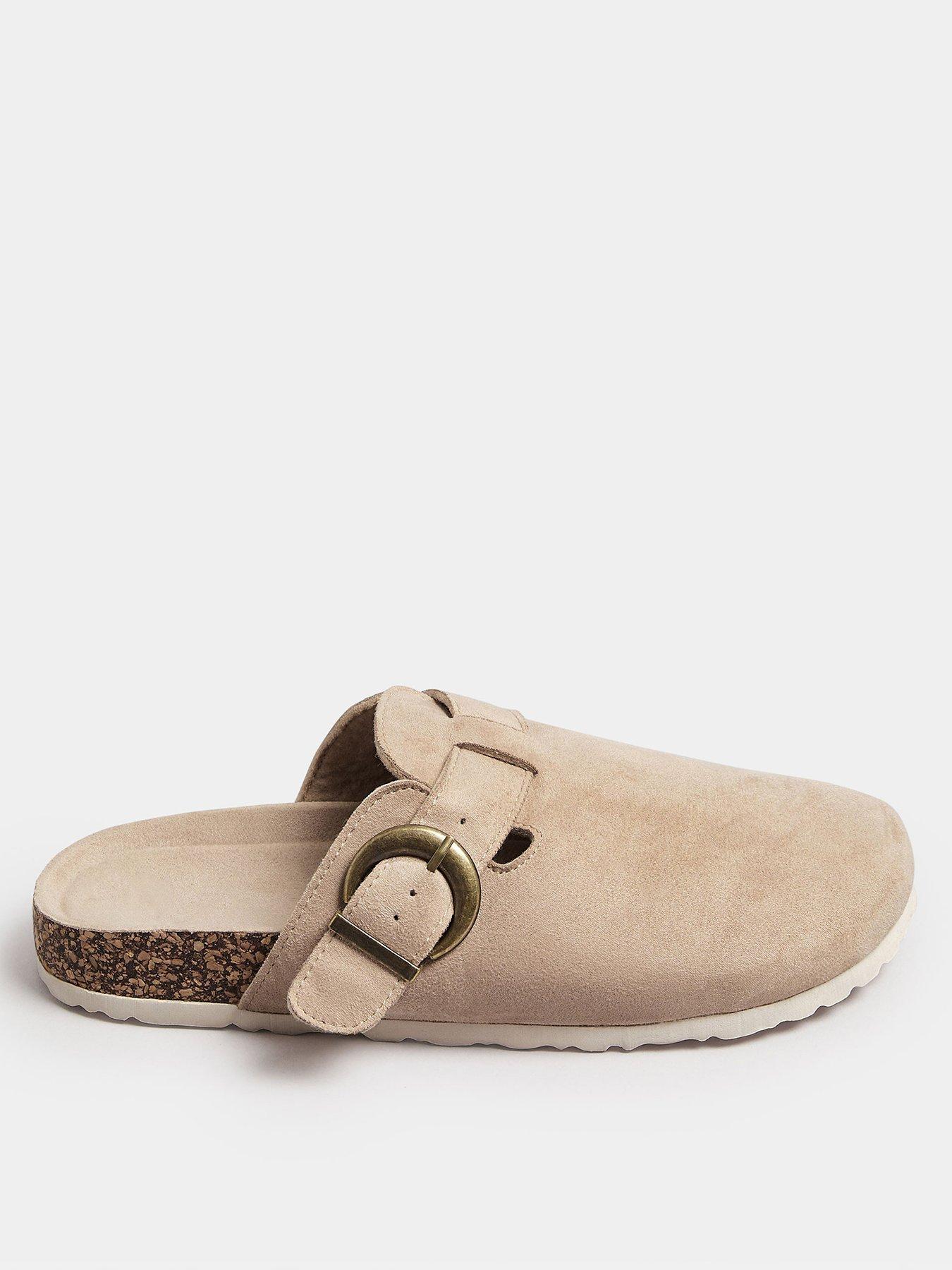 Image 1 of 4 of Yours Extra Wide Fit Footbed Clog Micro Taupe - Natural