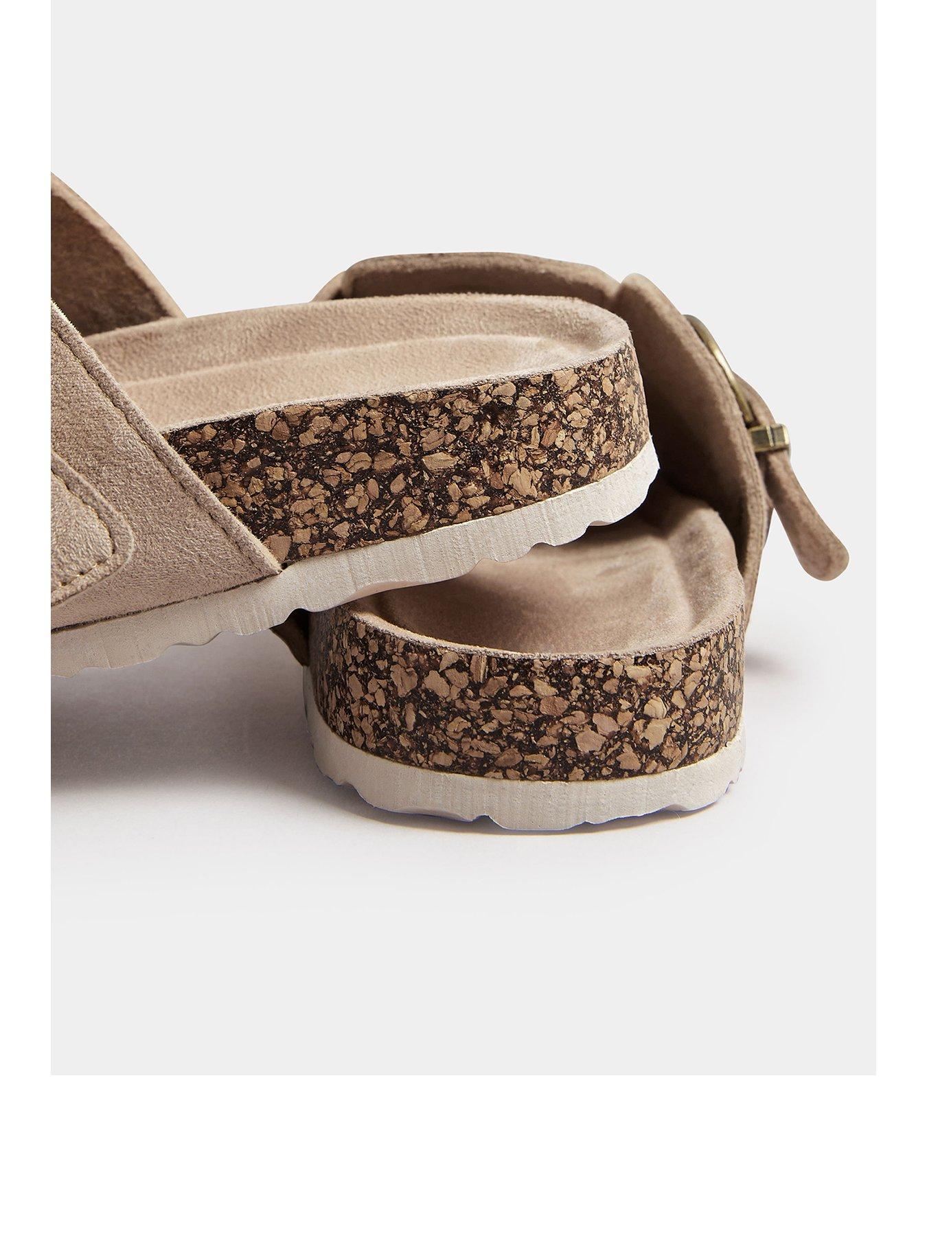 Image 3 of 4 of Yours Extra Wide Fit Footbed Clog Micro Taupe - Natural