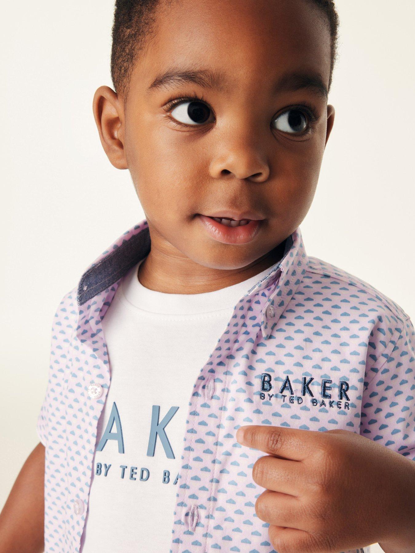 Image 5 of 5 of Ted Baker Boys Shirt Set - Pink