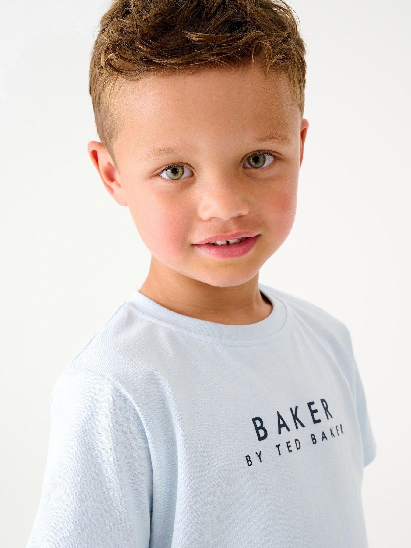 Image 2 of 5 of Ted Baker Baker By Ted Baker Boys Blue Short Set
