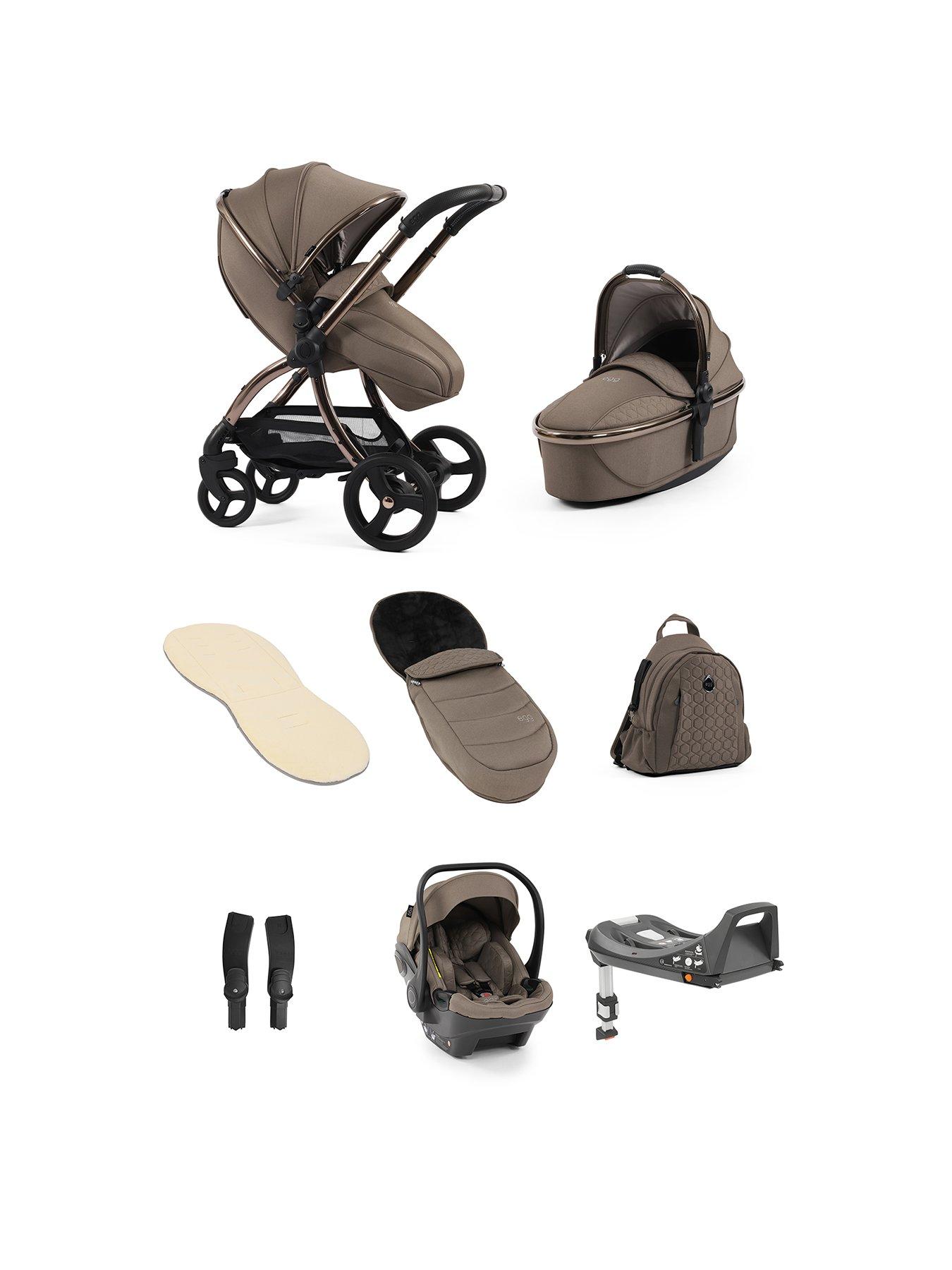 Image 1 of 7 of Egg egg3 Luxury Bundle with Egg Shell Car Seat -&nbsp;Mink