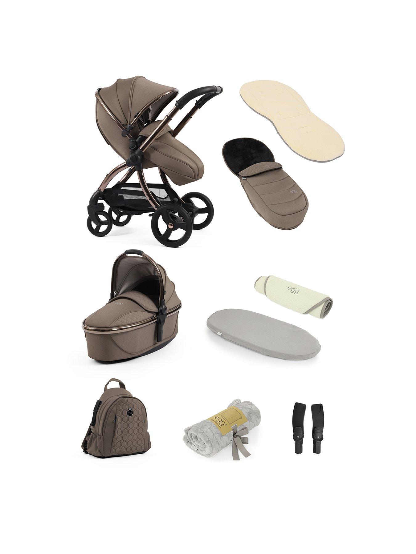 Egg Egg3 Stroller Snuggle Bundle - Mink