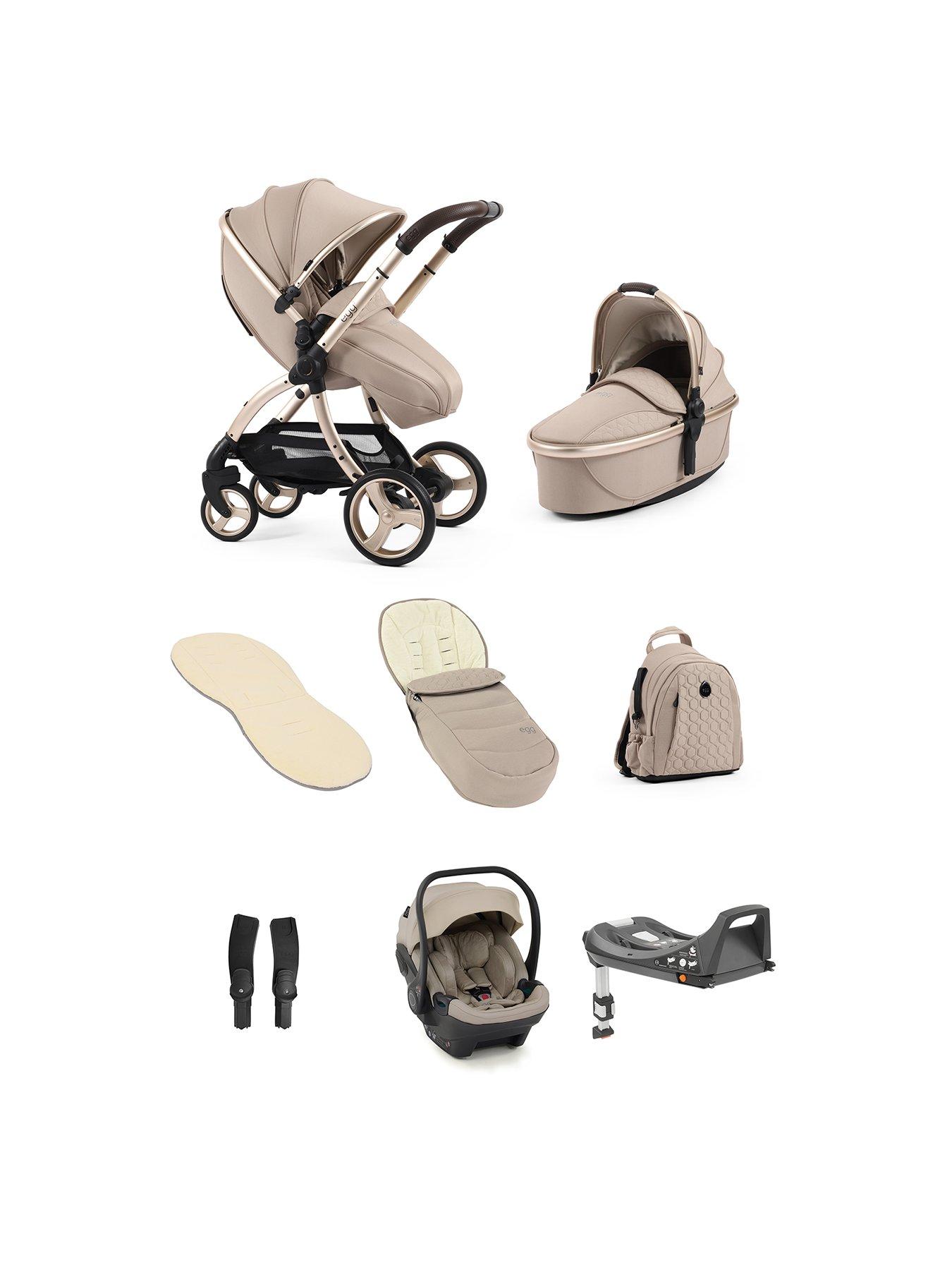 Egg pram and car seat clearance