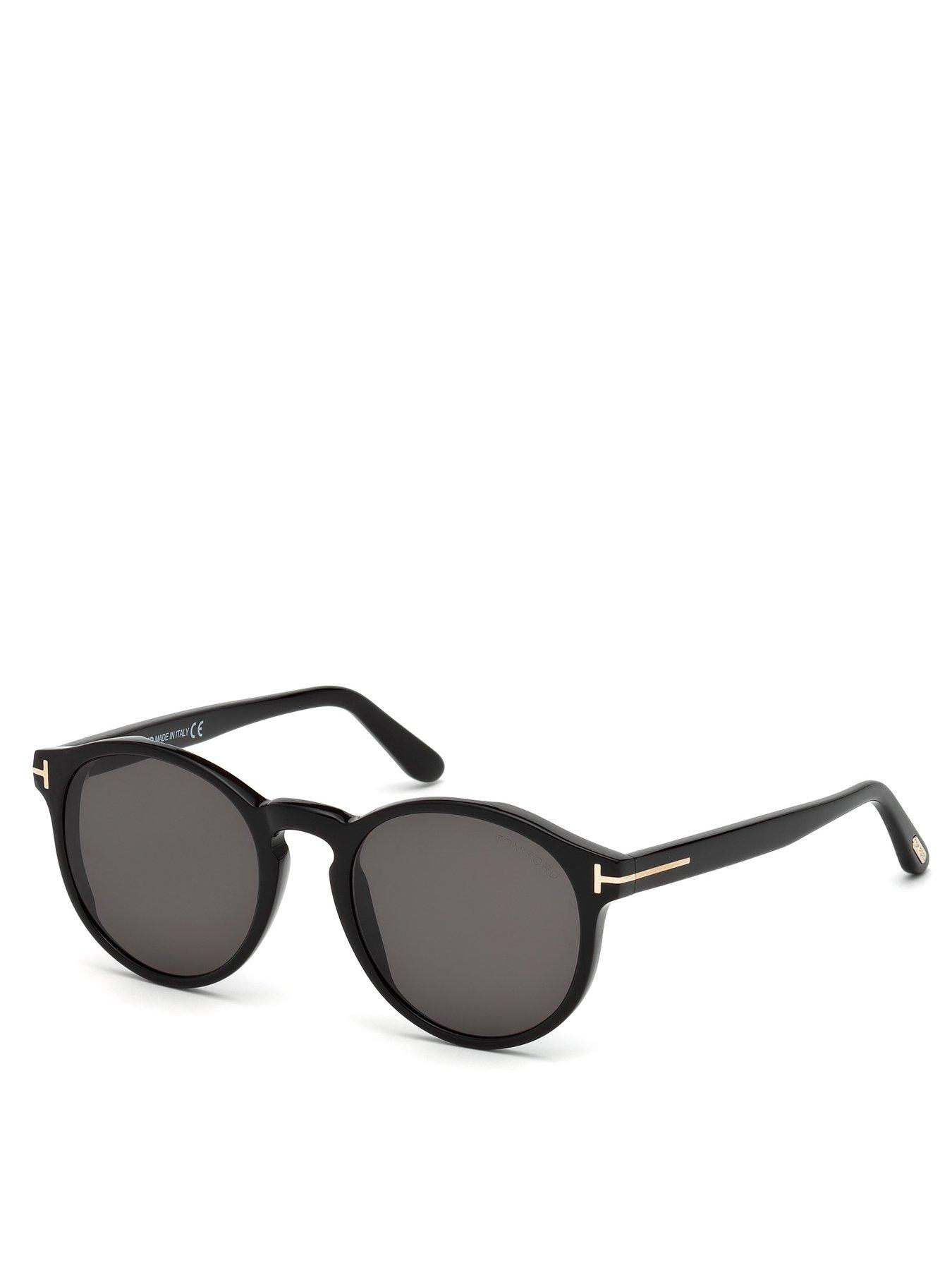 undefined Mens Ian-02 Round Sunglasses