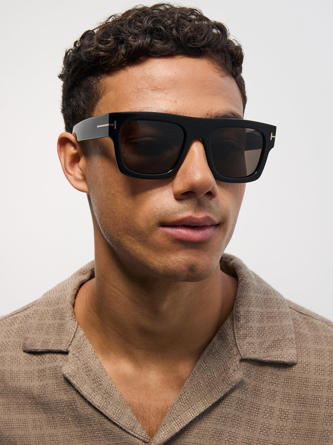 Tom Ford Mens Fausto Square Sunglasses