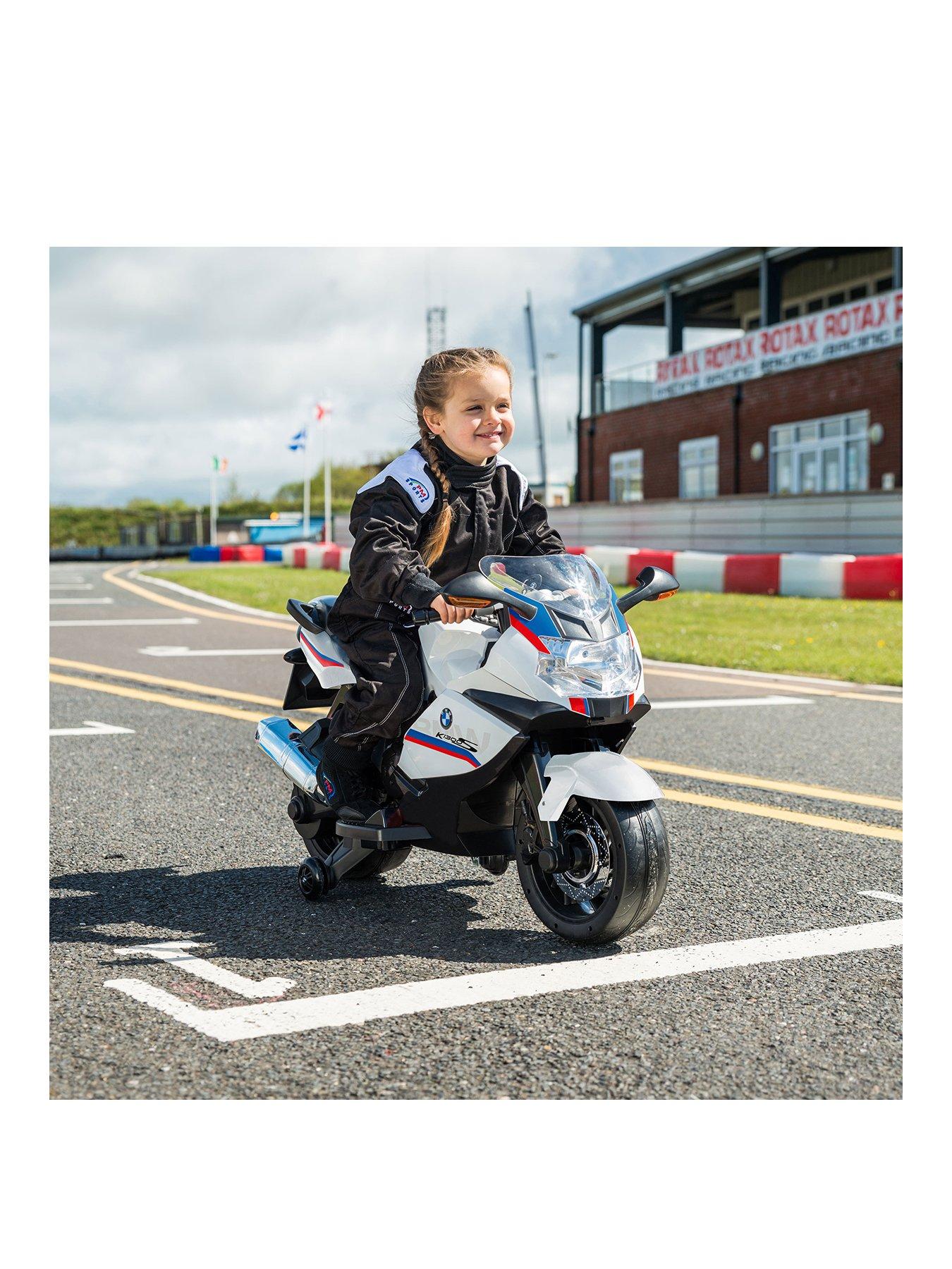 Bmw 12V Kids Electric Ride On Motorbike - White