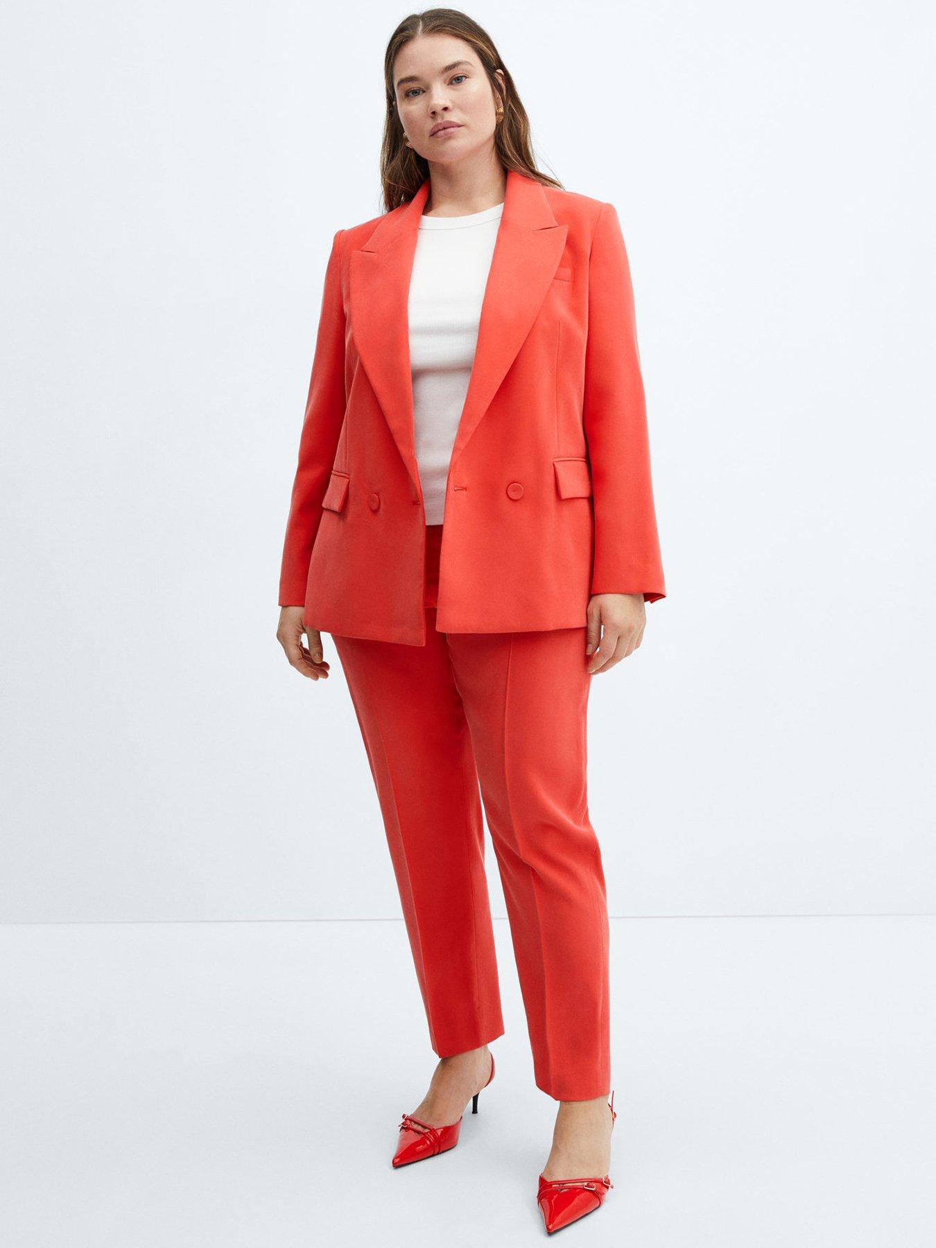 Orange blazer womens uk best sale