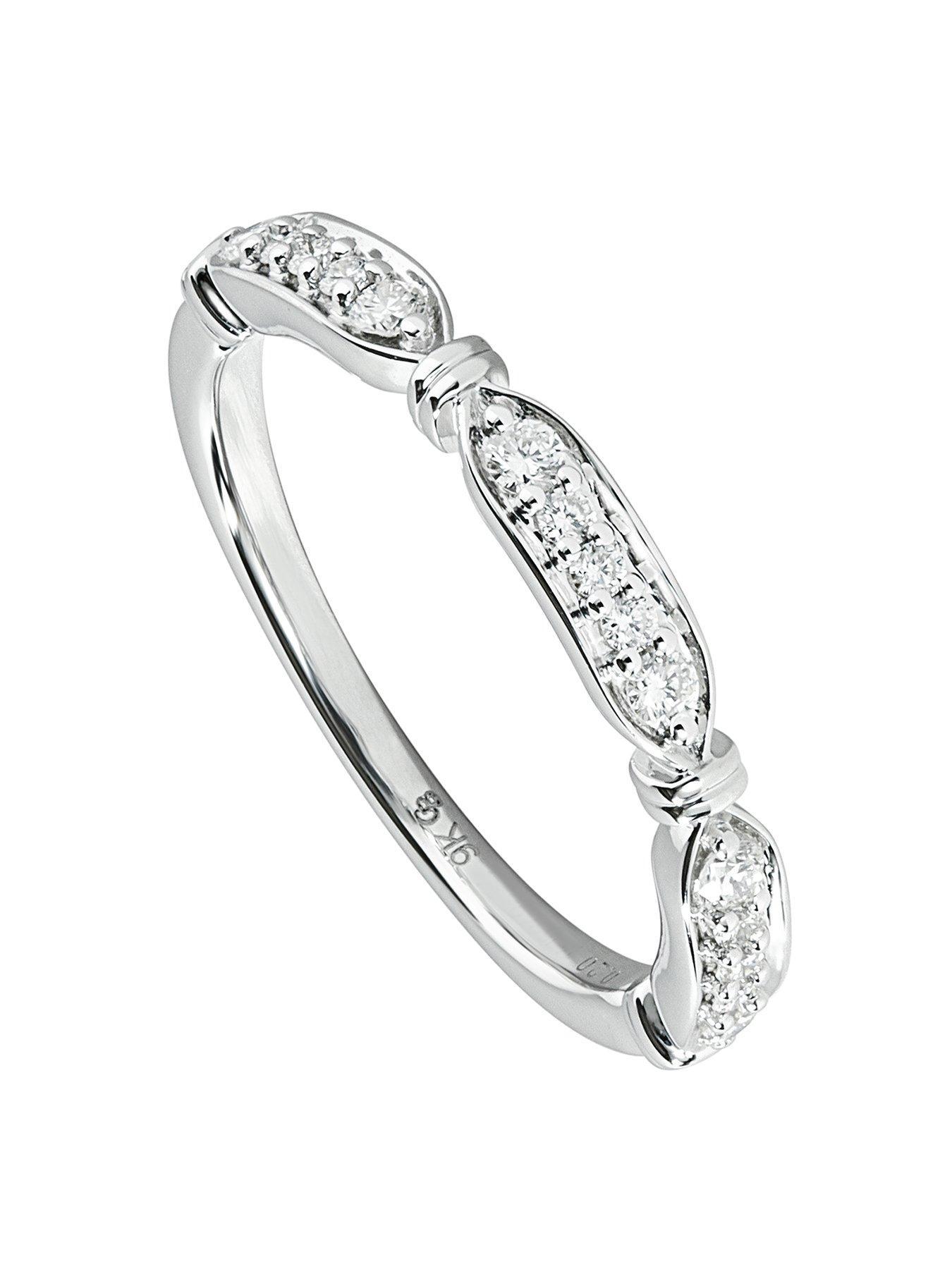 undefined Nova 9ct White Gold 0.20ct tw Lab Grown Diamond Eternity Band Ring