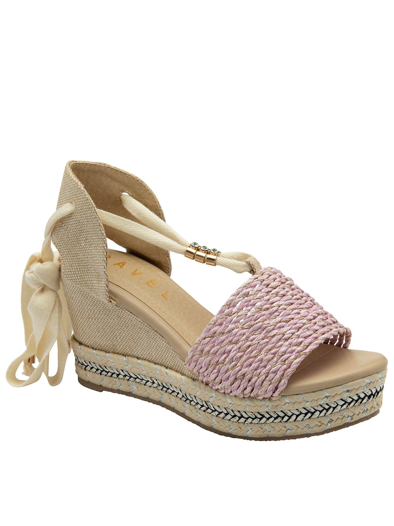 Ravel leather espadrille wedge online