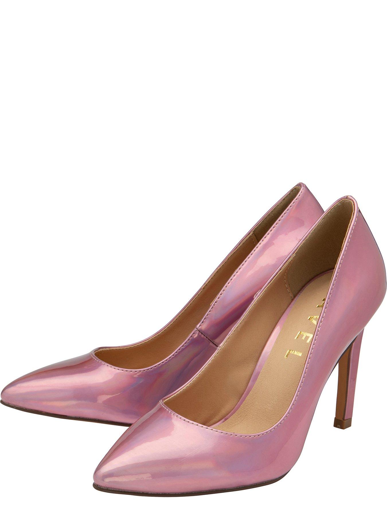 Ravel Edson Holographic Heeled Court Shoe Pink Very