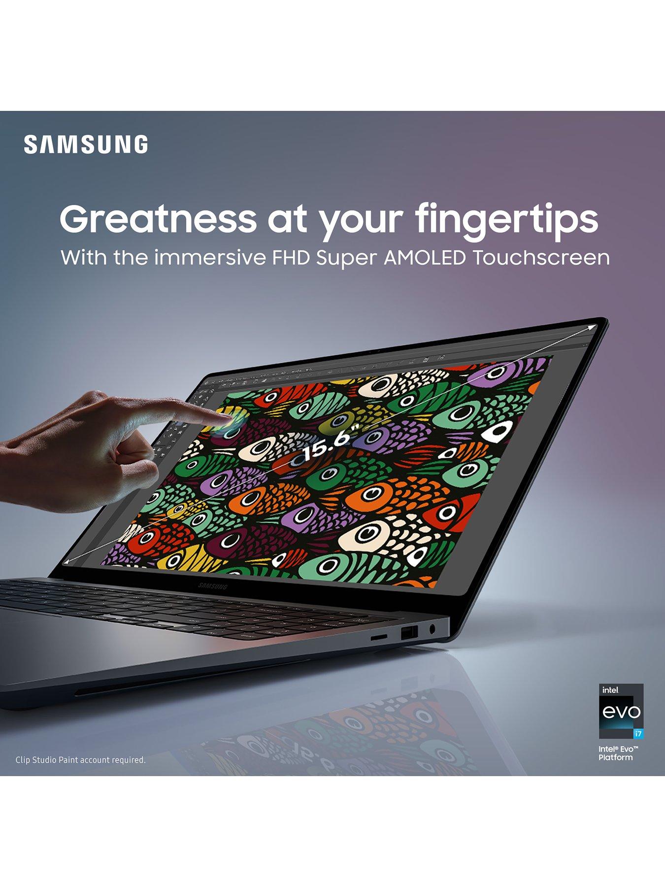 Image 5 of 7 of Samsung Galaxy Book4 360 (2024) Touchscreen Laptop - 15.6in FHD, Intel Core 5,&nbsp;8GB RAM,&nbsp;256GB SSD - Grey