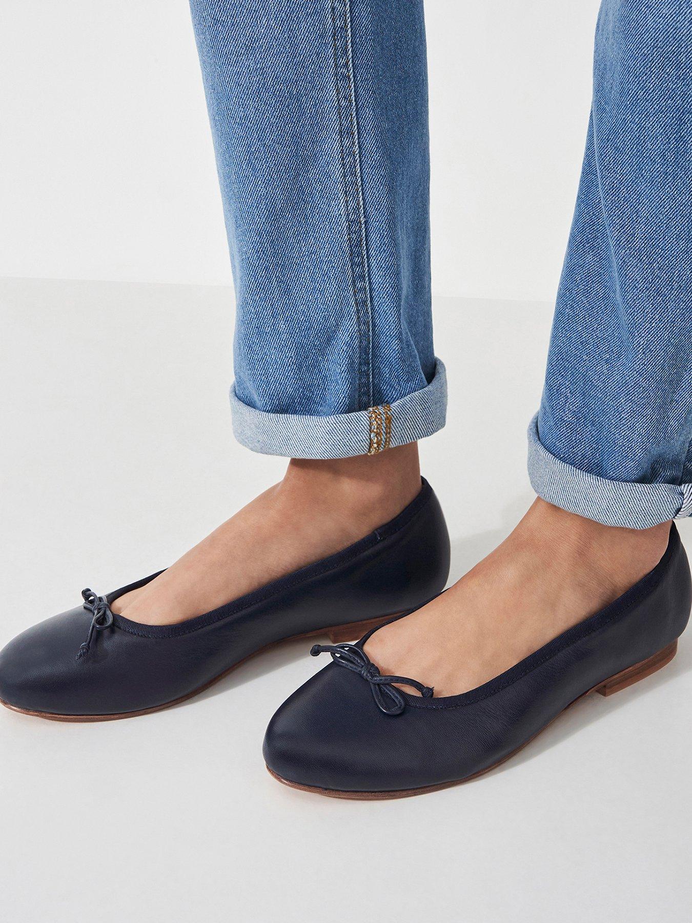 Navy ballerina pumps uk best sale