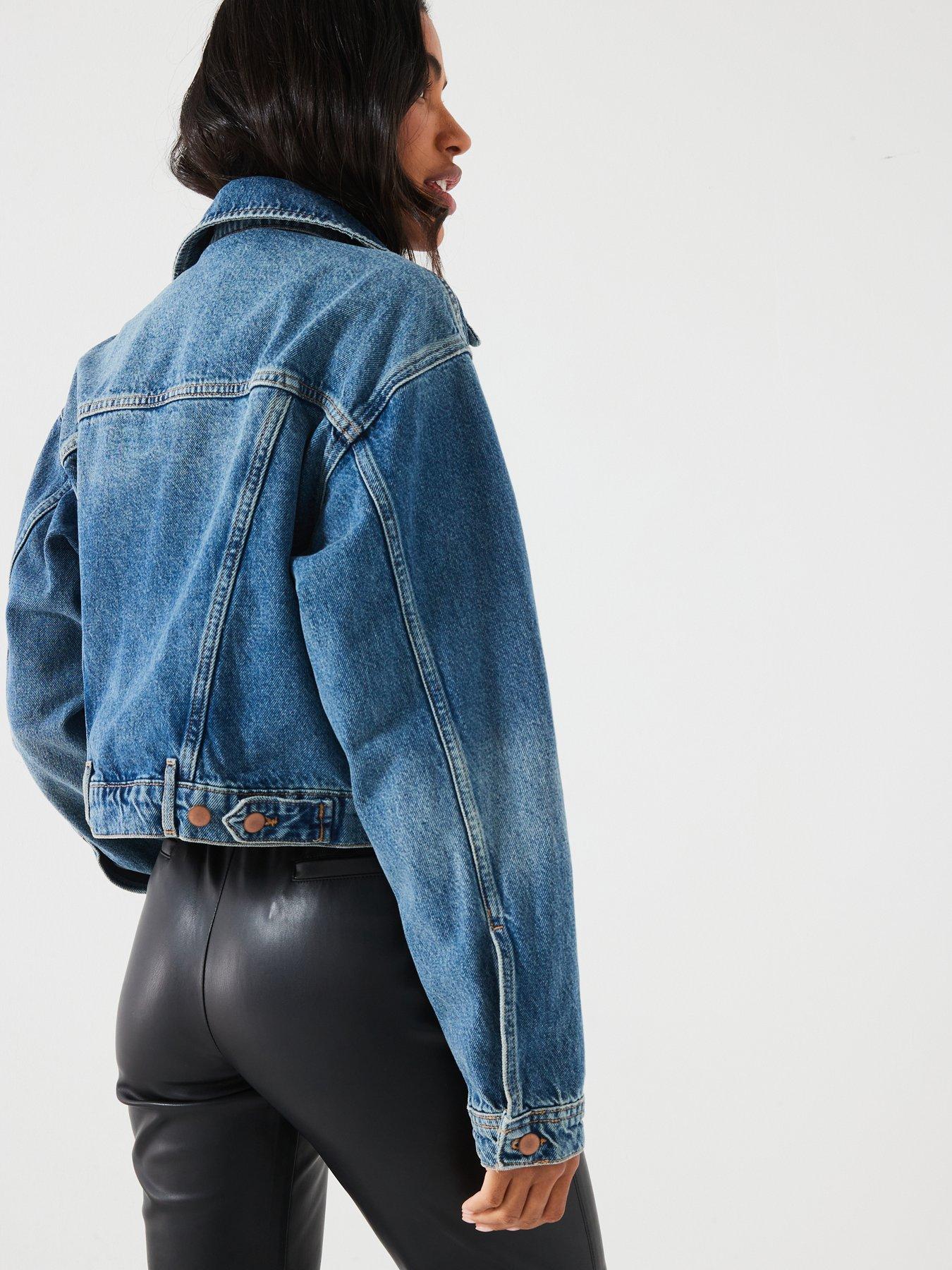 V by Very Authentic Denim Jacket - Dark Wash | Very