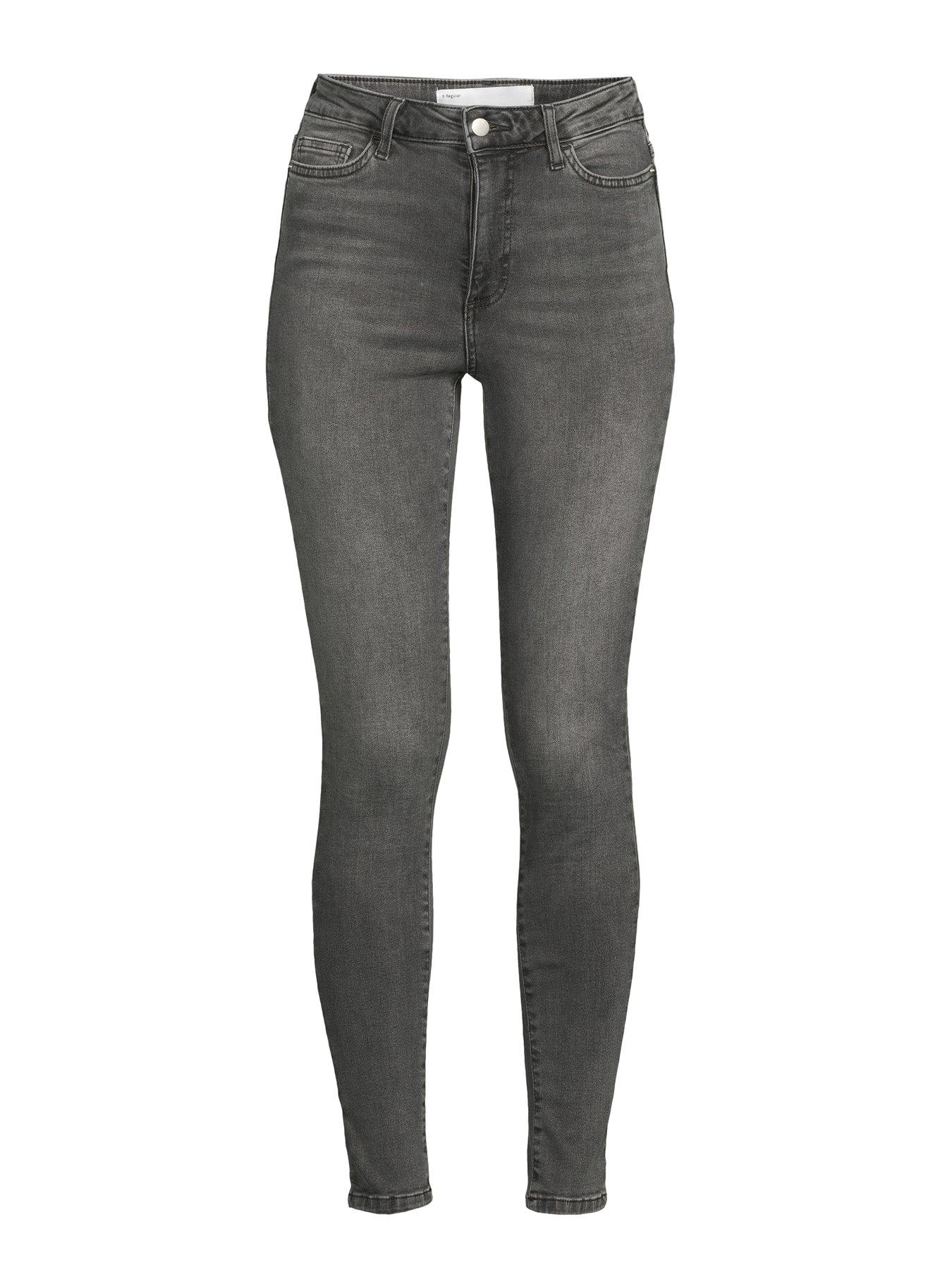 The Very Collection Florence High Rise Skinny Jeans Charcoal Very