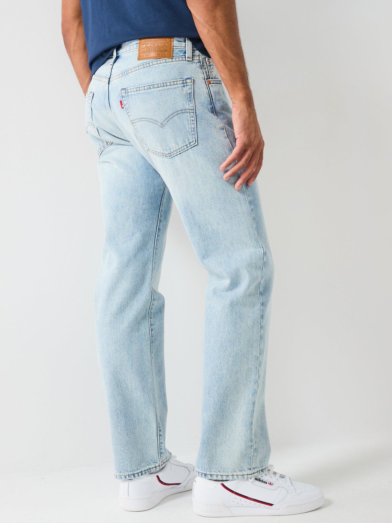Image 2 of 4 of Levi's 555 Relaxed Straight Fit Jeans - Light Blue