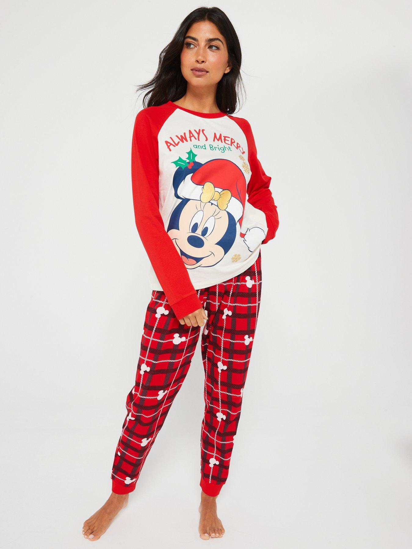 Womens minnie mouse christmas pjs sale