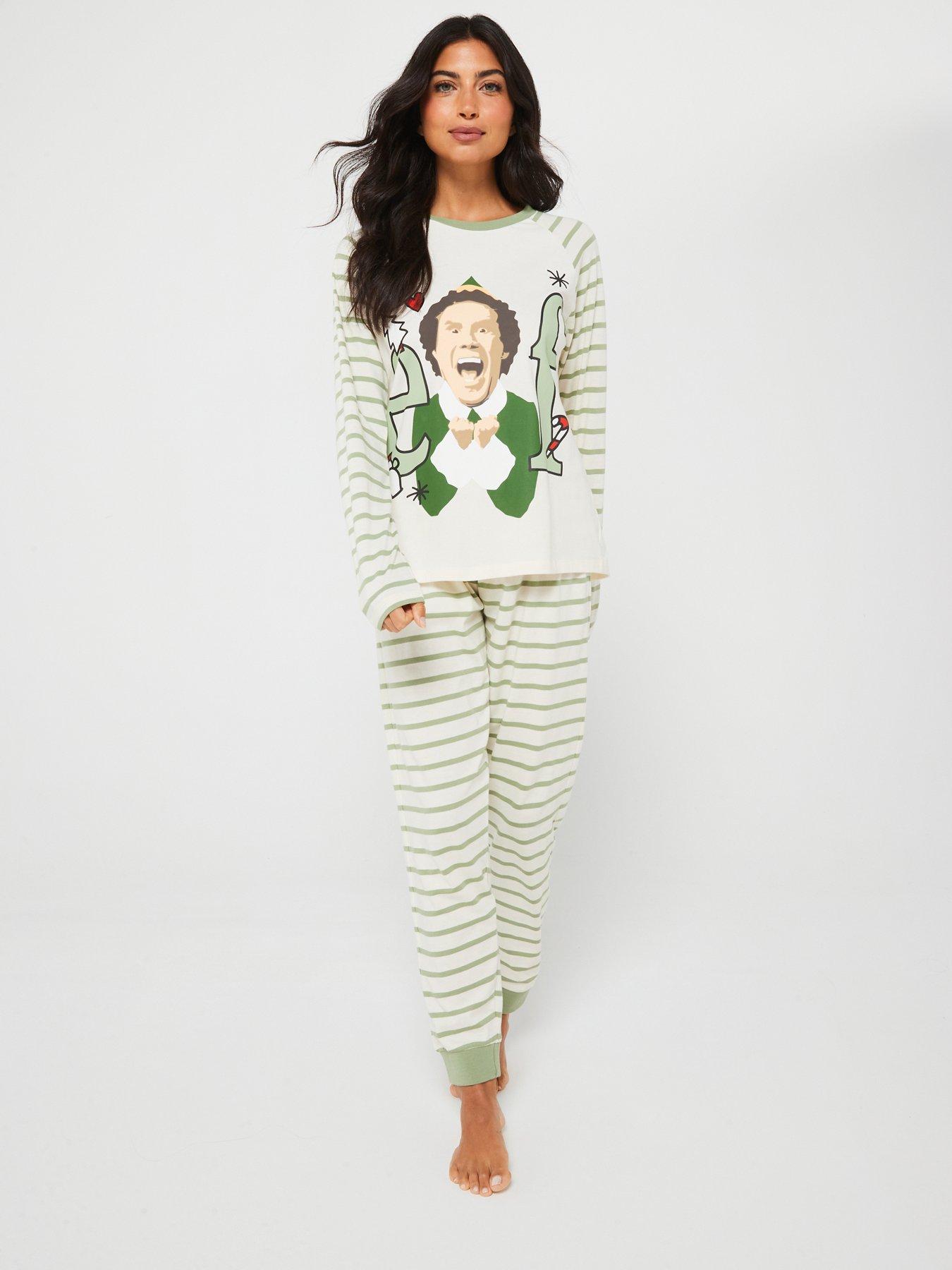 Ladies Elf Family Christmas Pyjama