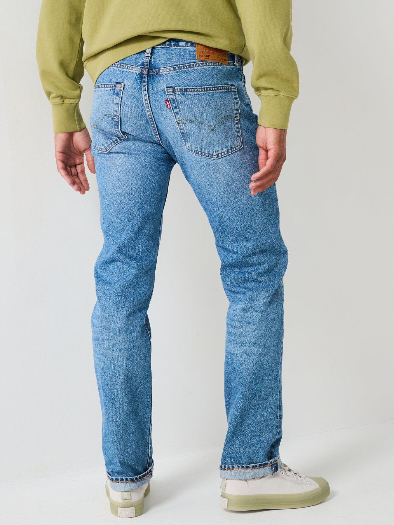 Image 2 of 5 of Levi's 501&reg; Original Straight Fit Jeans - Chemicals - Blue