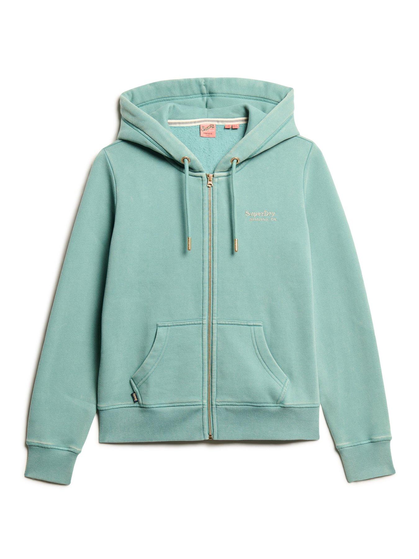 Leicht Aufgerautes Essential Logo Hoodie Chambray Blau Für Herren | DE