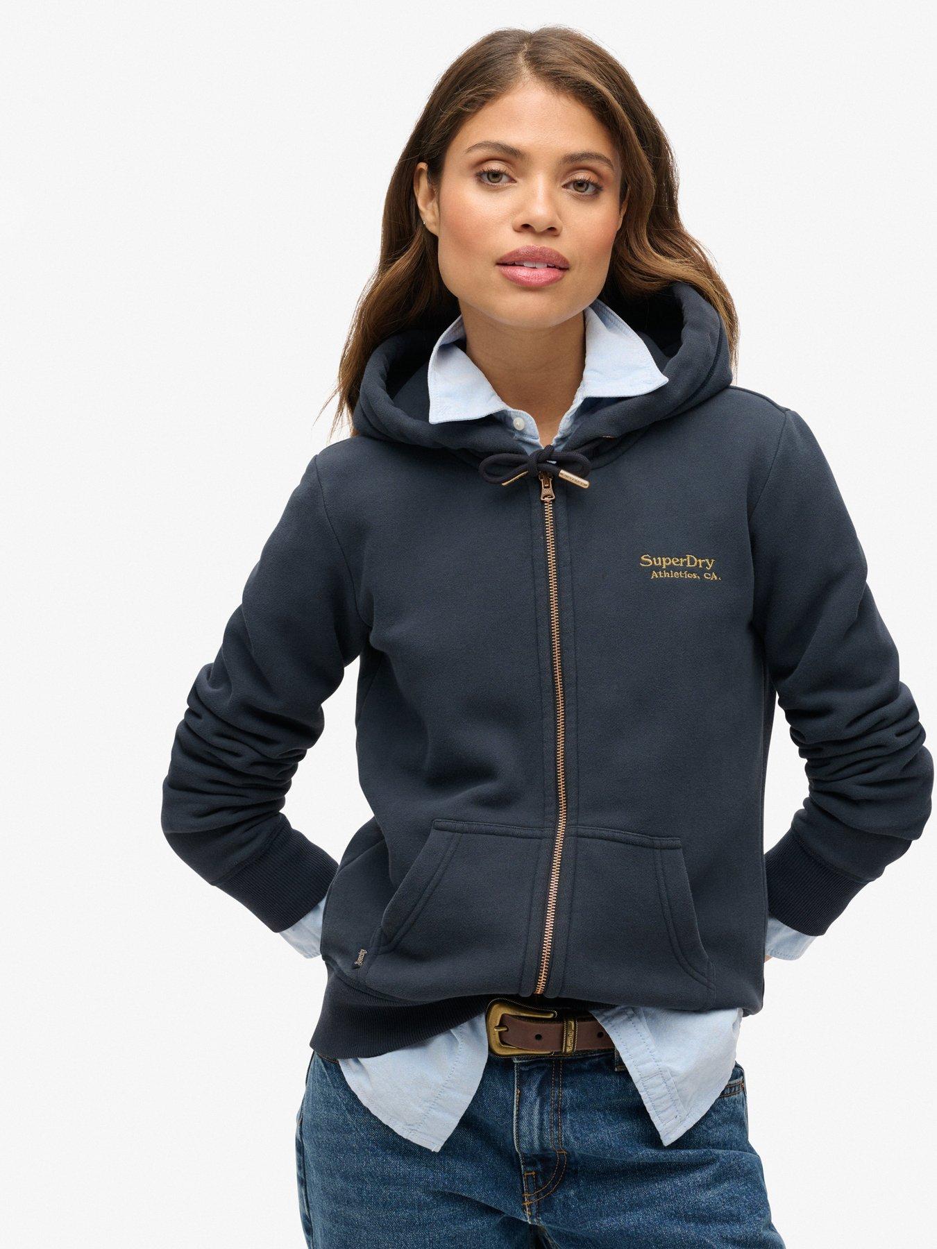 Womens superdry hoodie size 18 sale